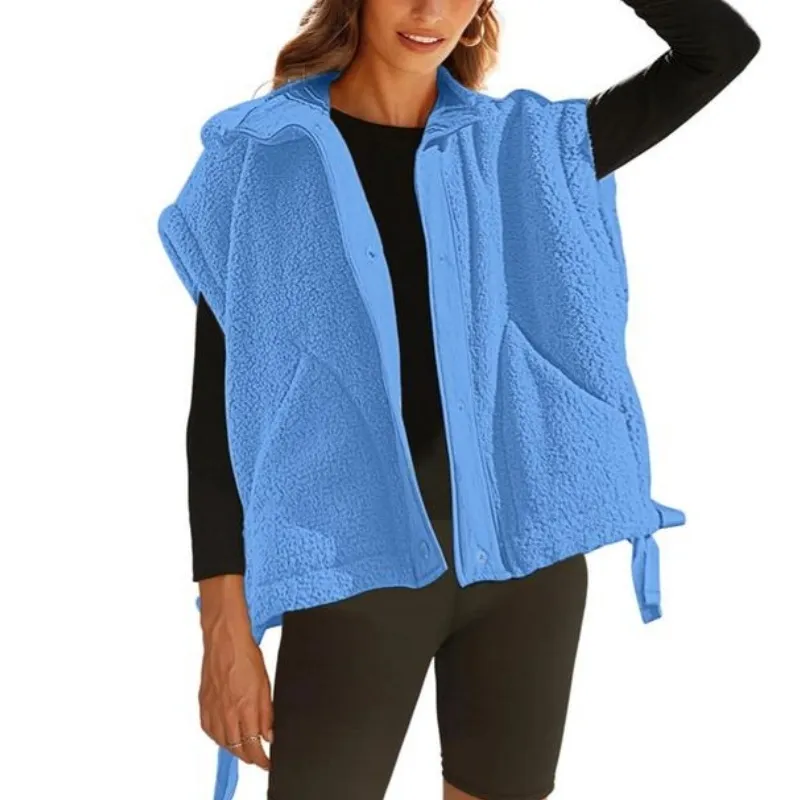 Women Warm Sherpa Fleece Vest