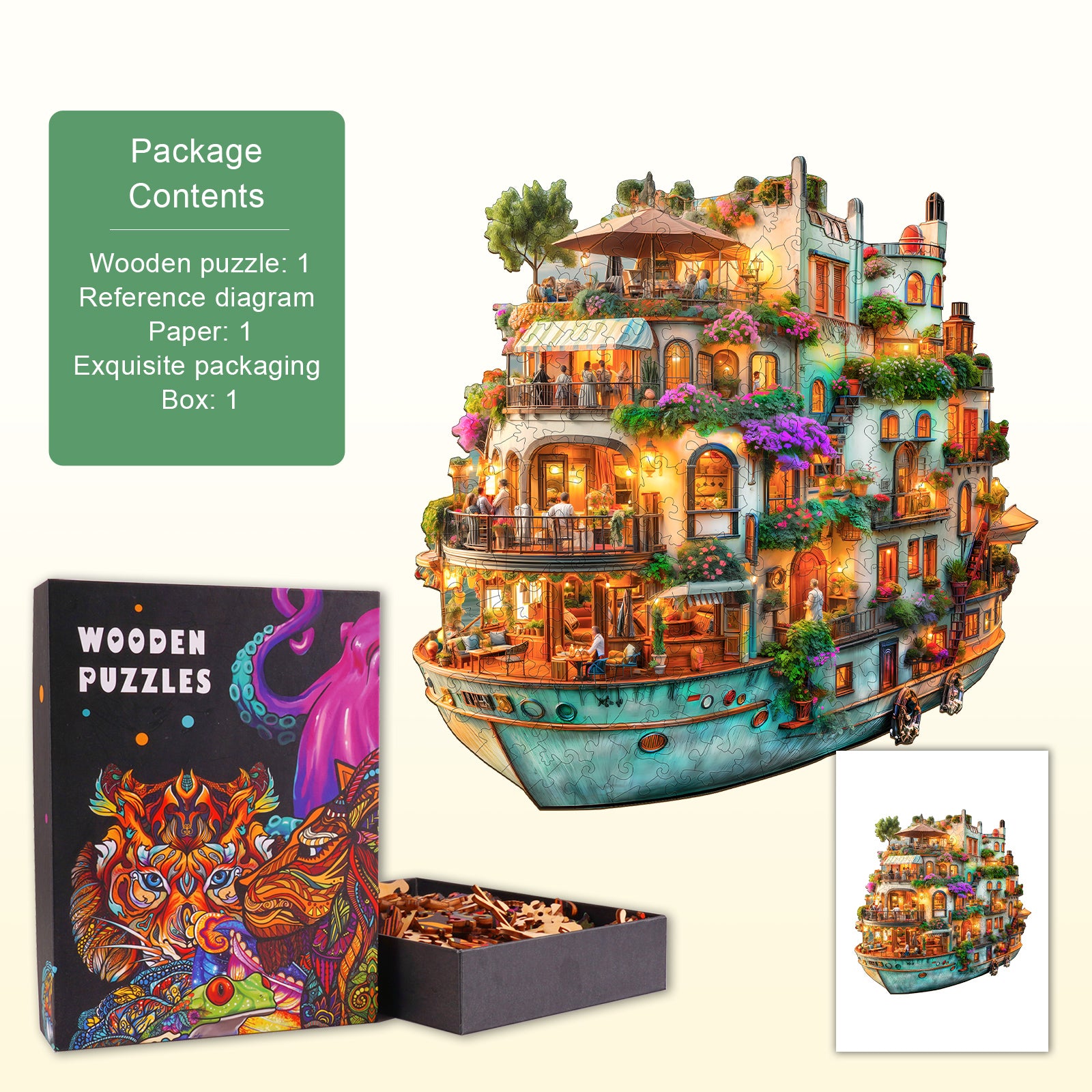 Voyage Garden Wooden Jigsaw Puzzle