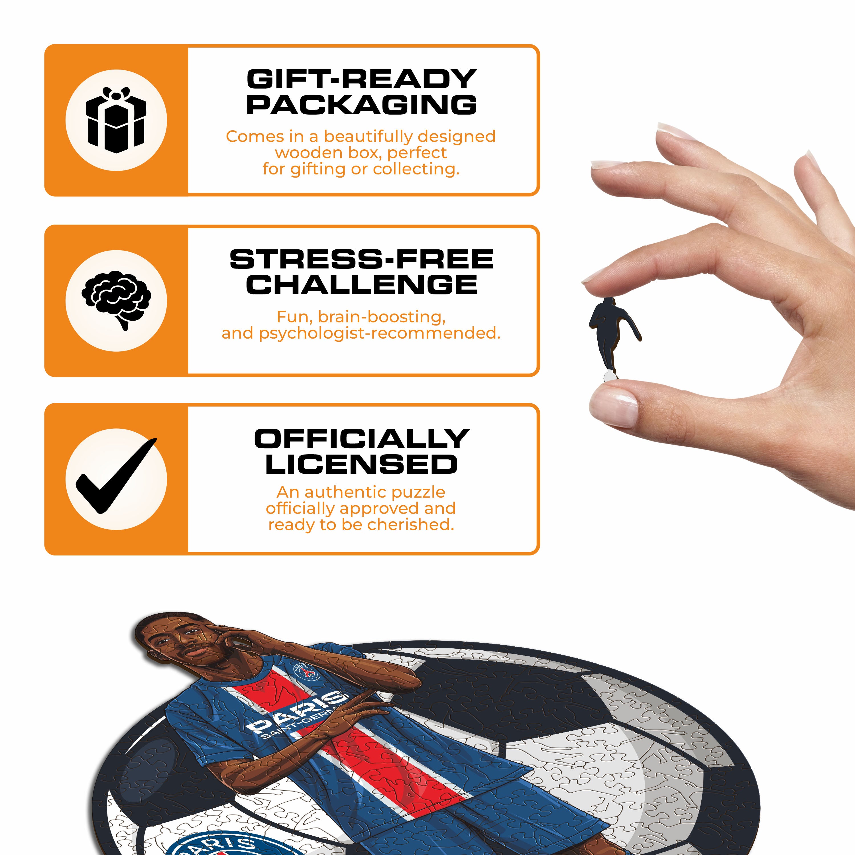 Ousmane Dembélé - Wooden Puzzle