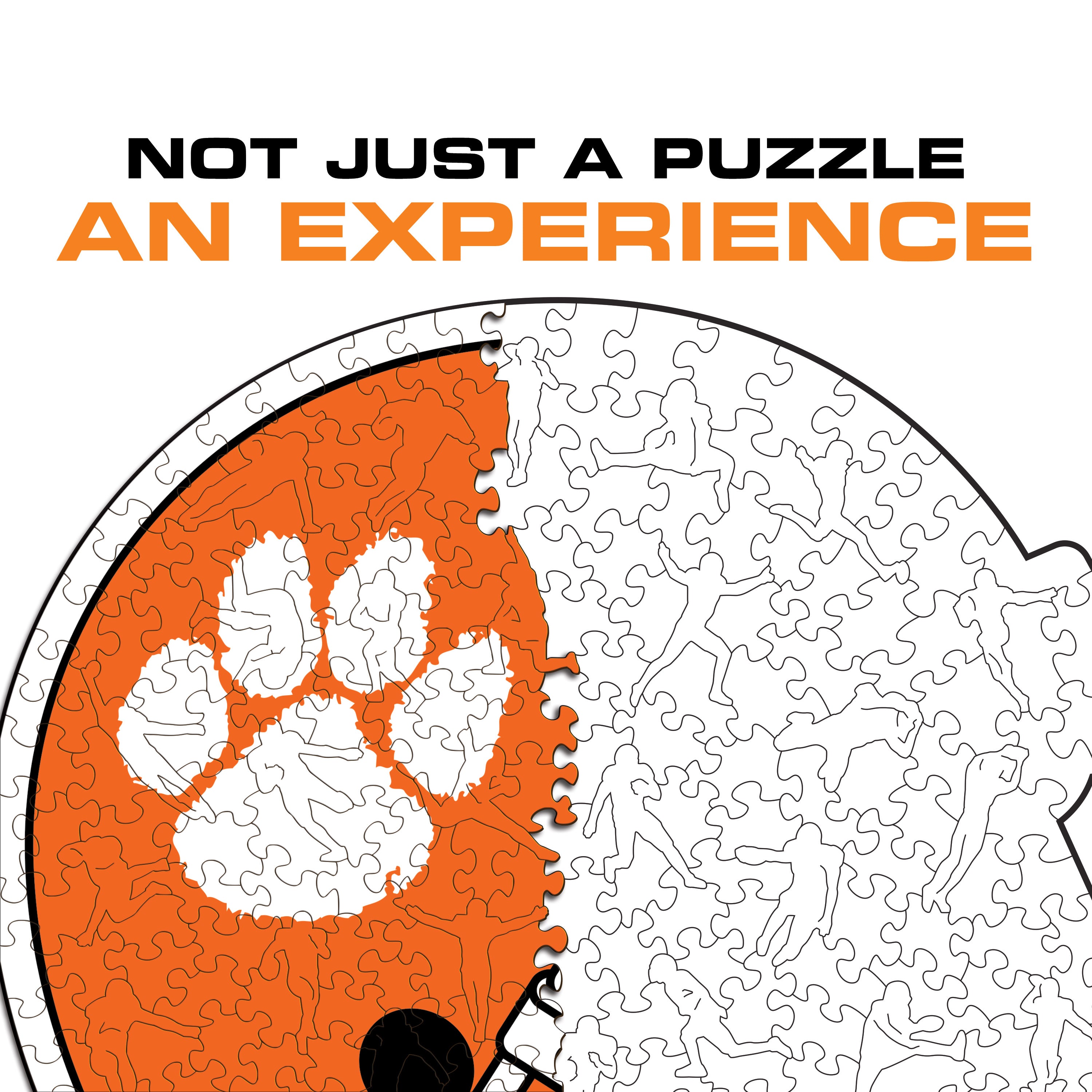 Clemson University Helmet - Wooden Puzzle