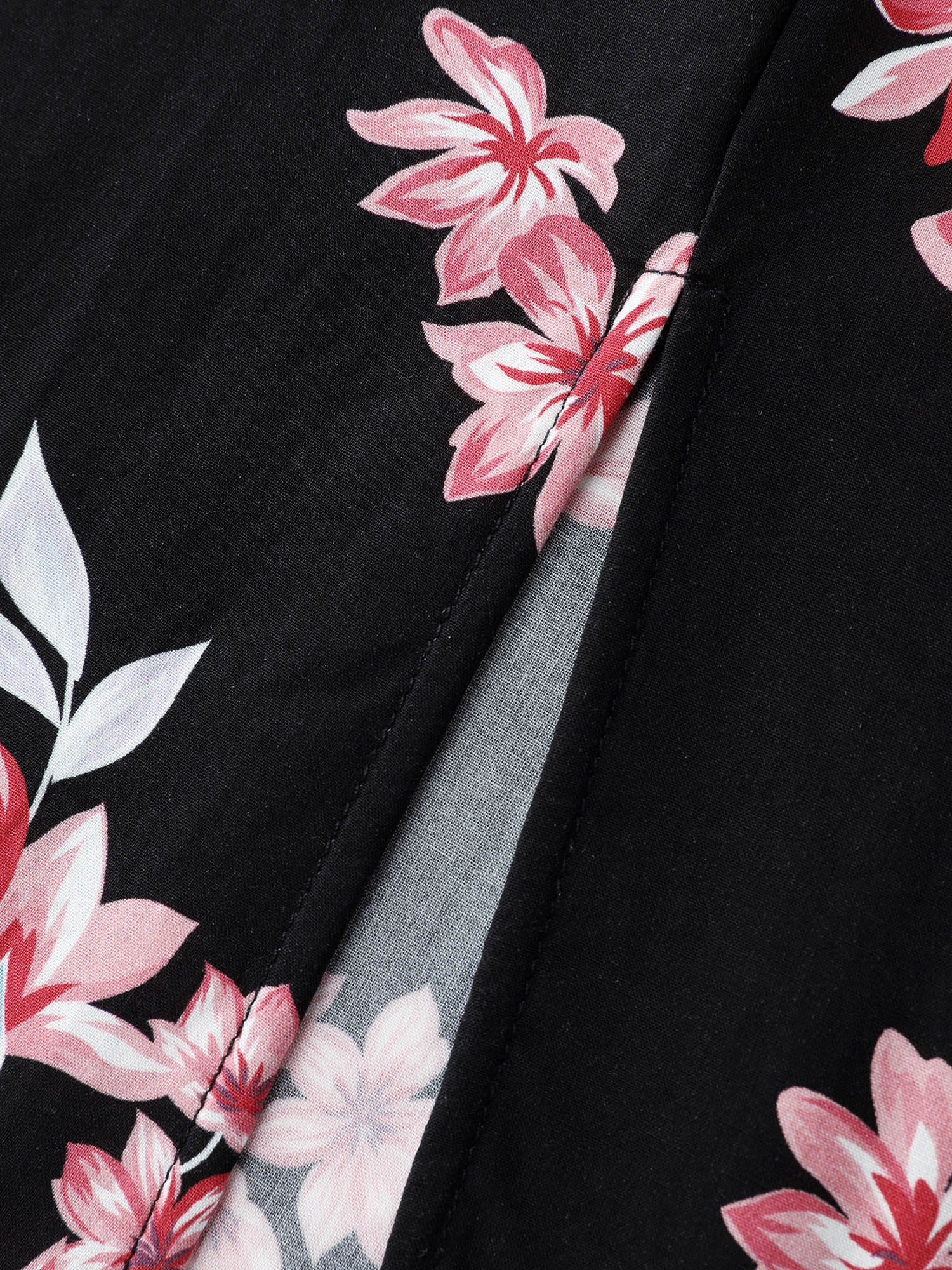 Pure Floral Romance Twist-Front Midi Dress