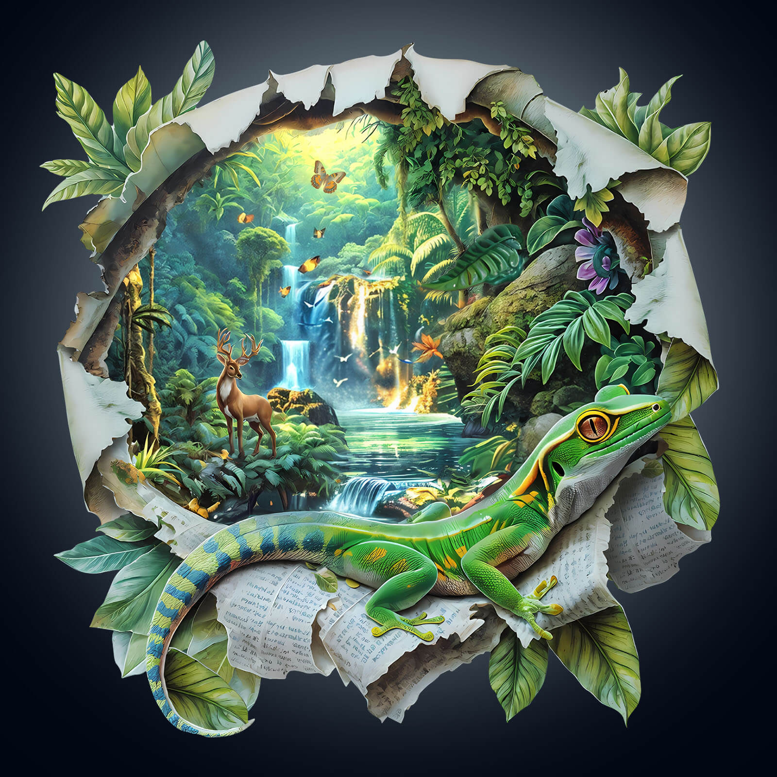 Paper World Wooden Jigsaw Puzzle