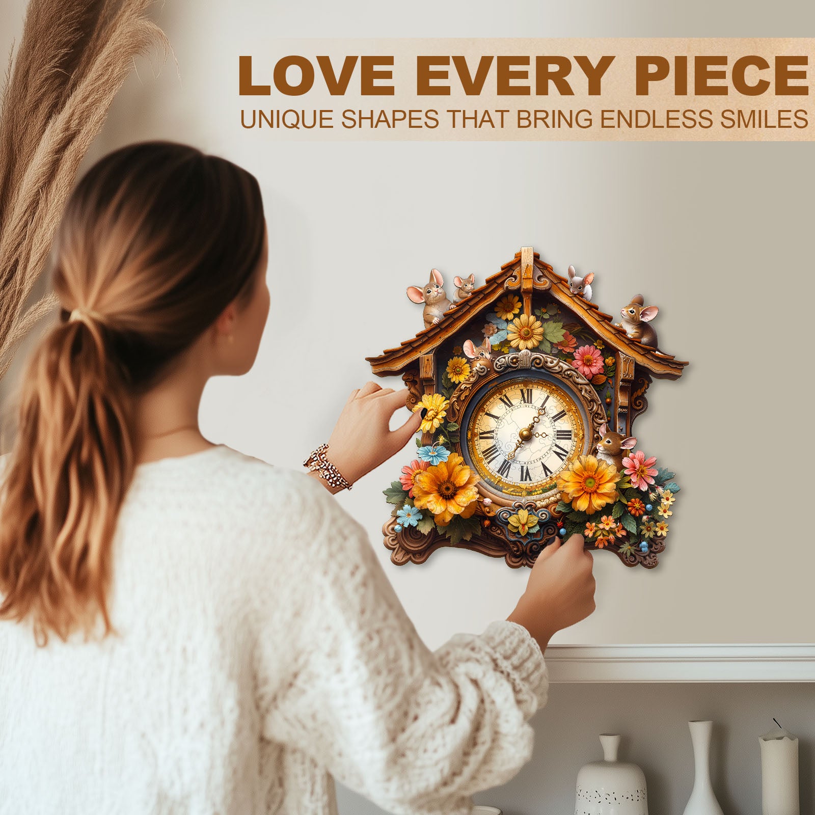 Nature’s Clockwork Wooden Jigsaw Puzzle