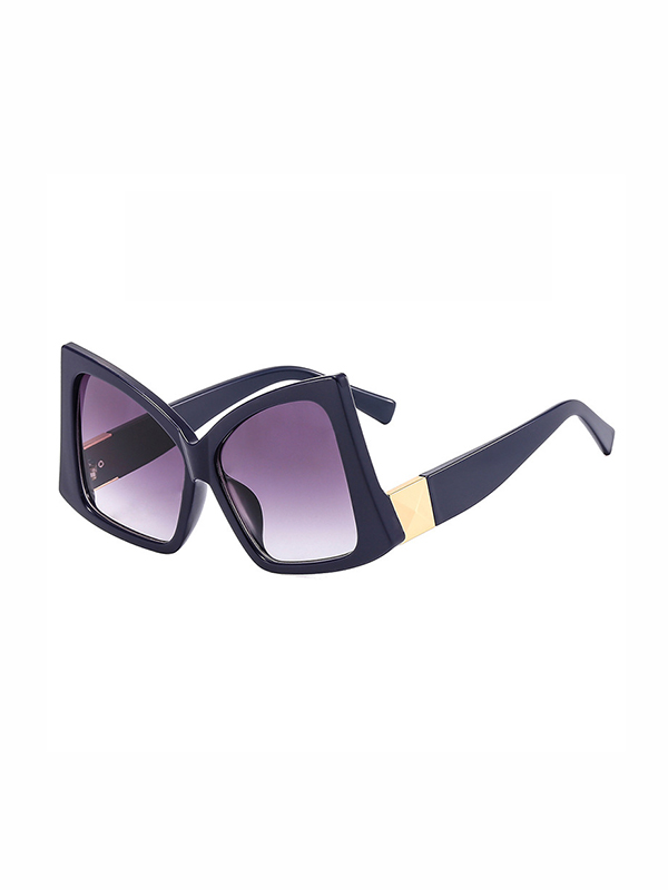 Geometric Sun-Protection Sunglasses Accessories