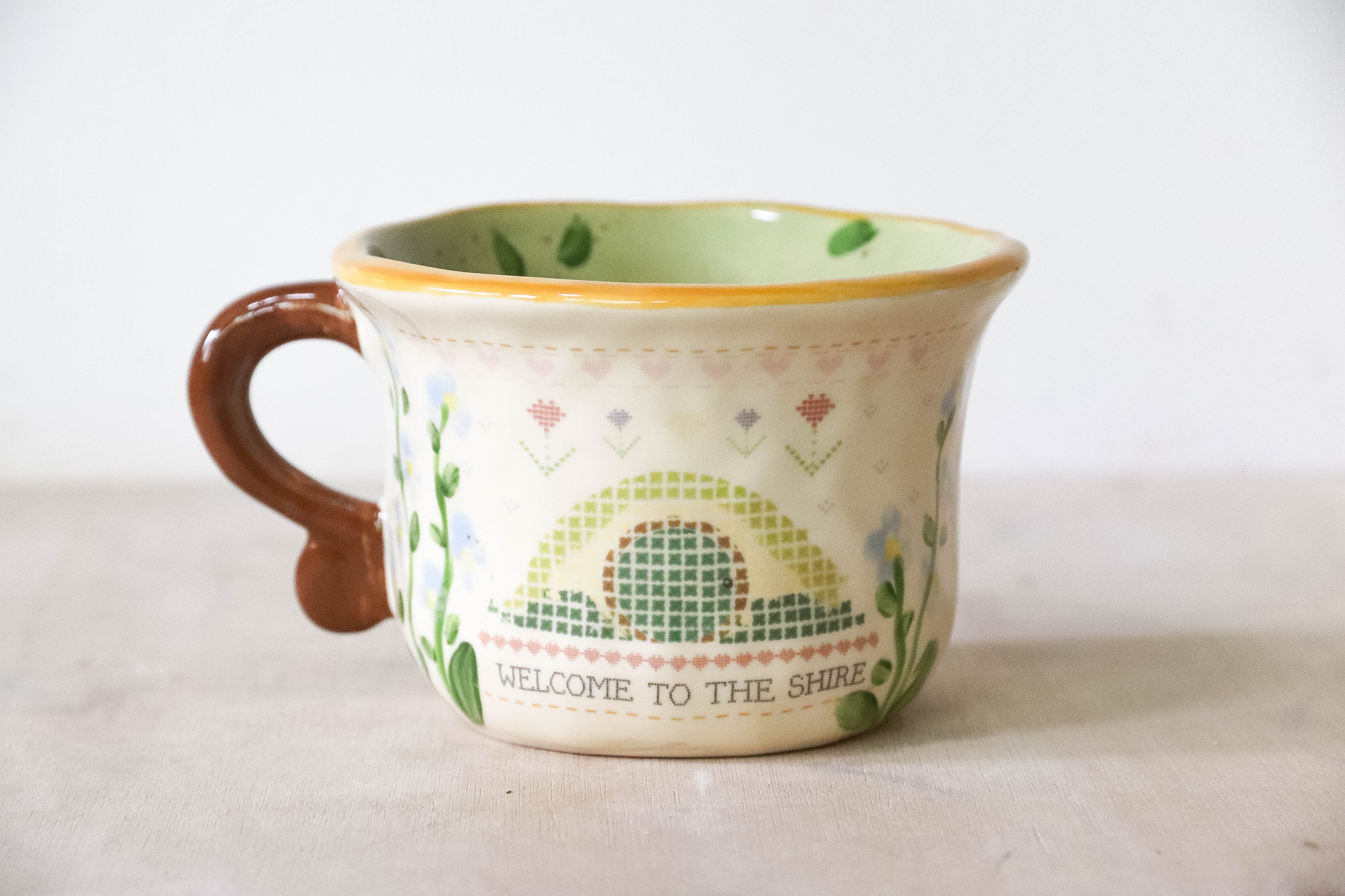 Welcome to The Shire Floral Mug