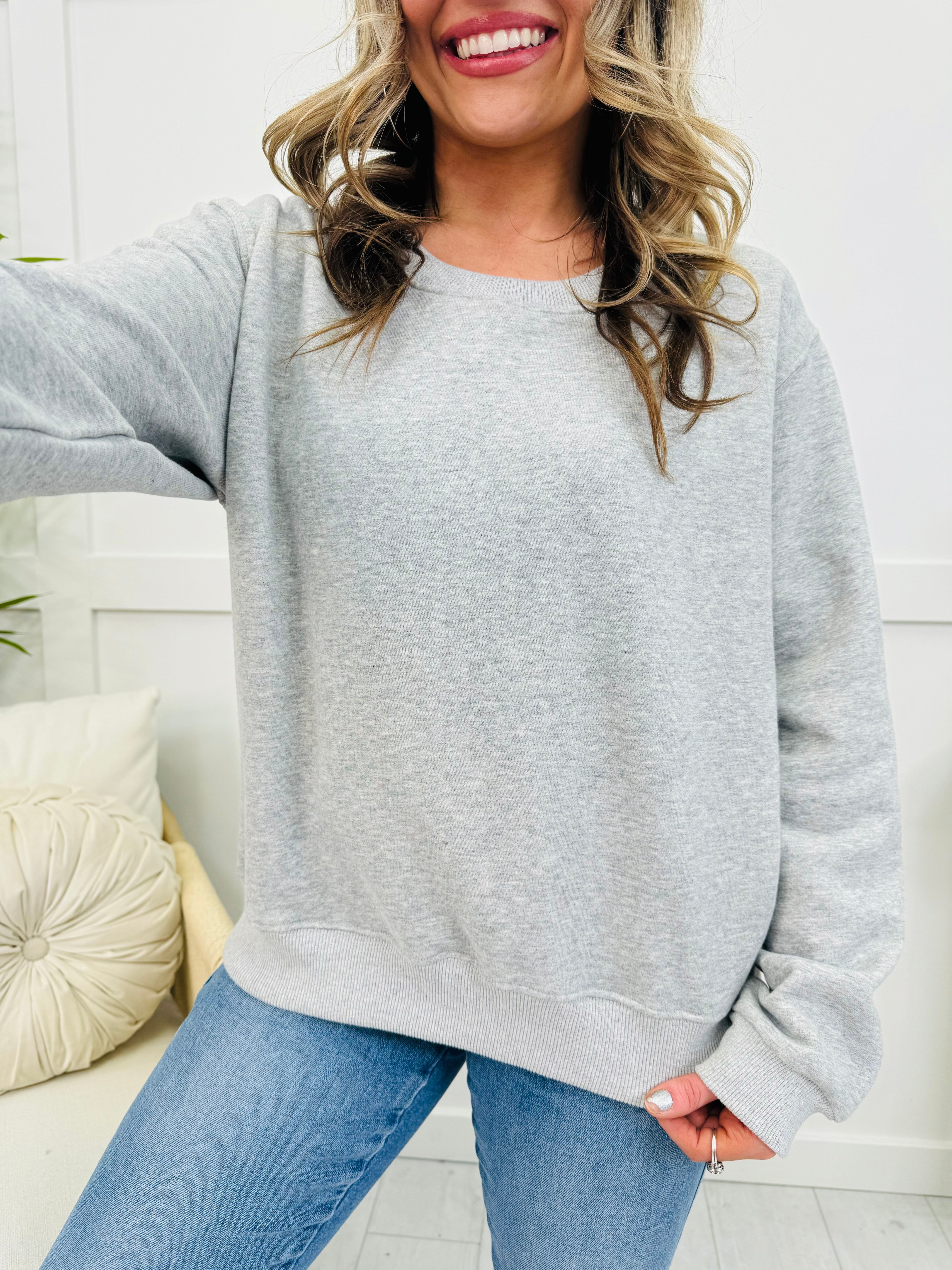 REG/CURVY MOCO Exclusive Basic Babe Pullover- Multiple Colors!