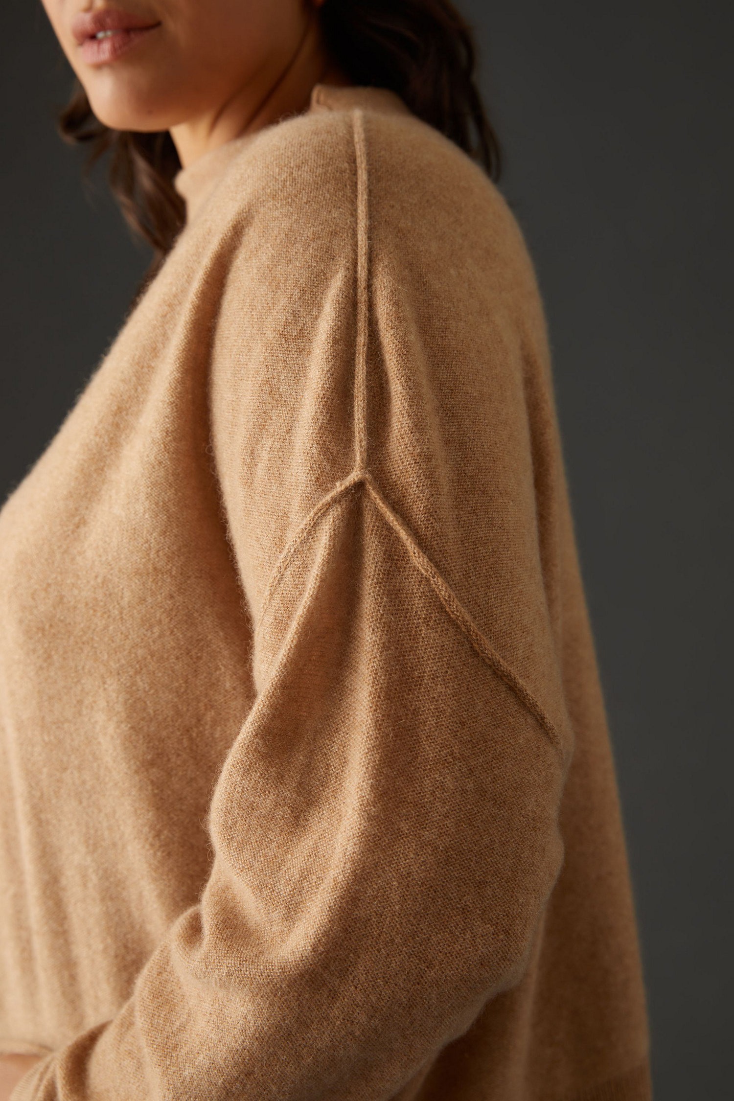 The Cashmere Mock Neck Sweater