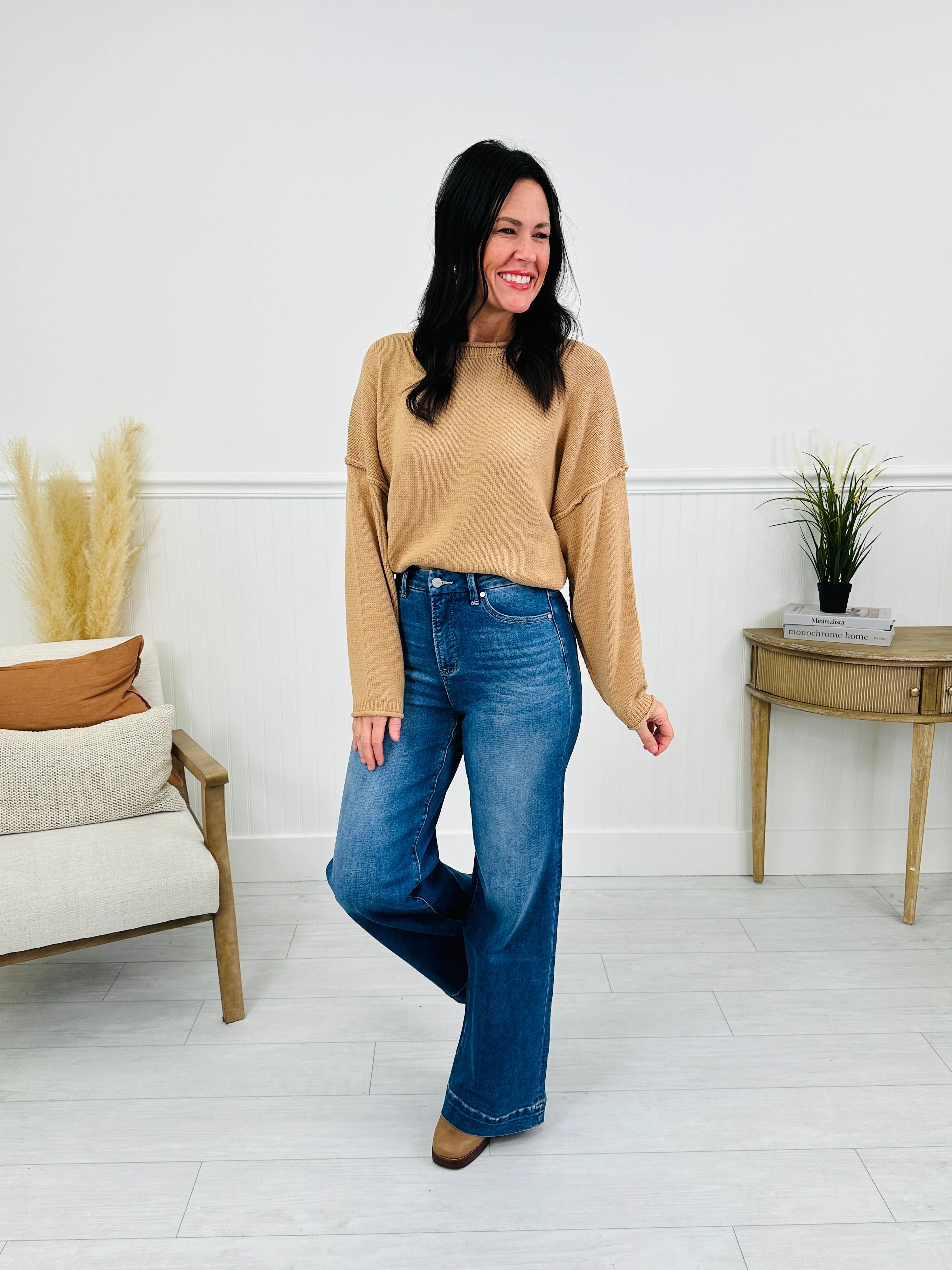 Ready to Roll Retro Wide Leg Jeans in Three Inseams