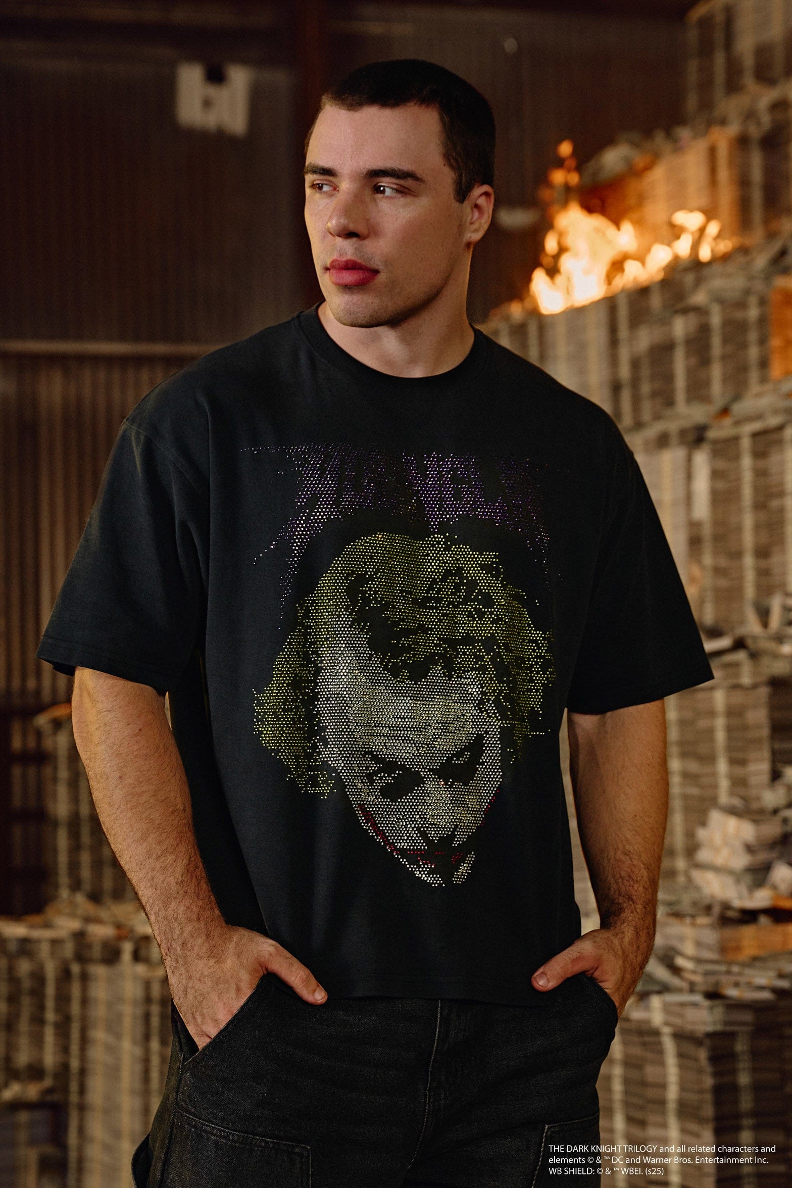 4257 - Batman Rhinestone Tees