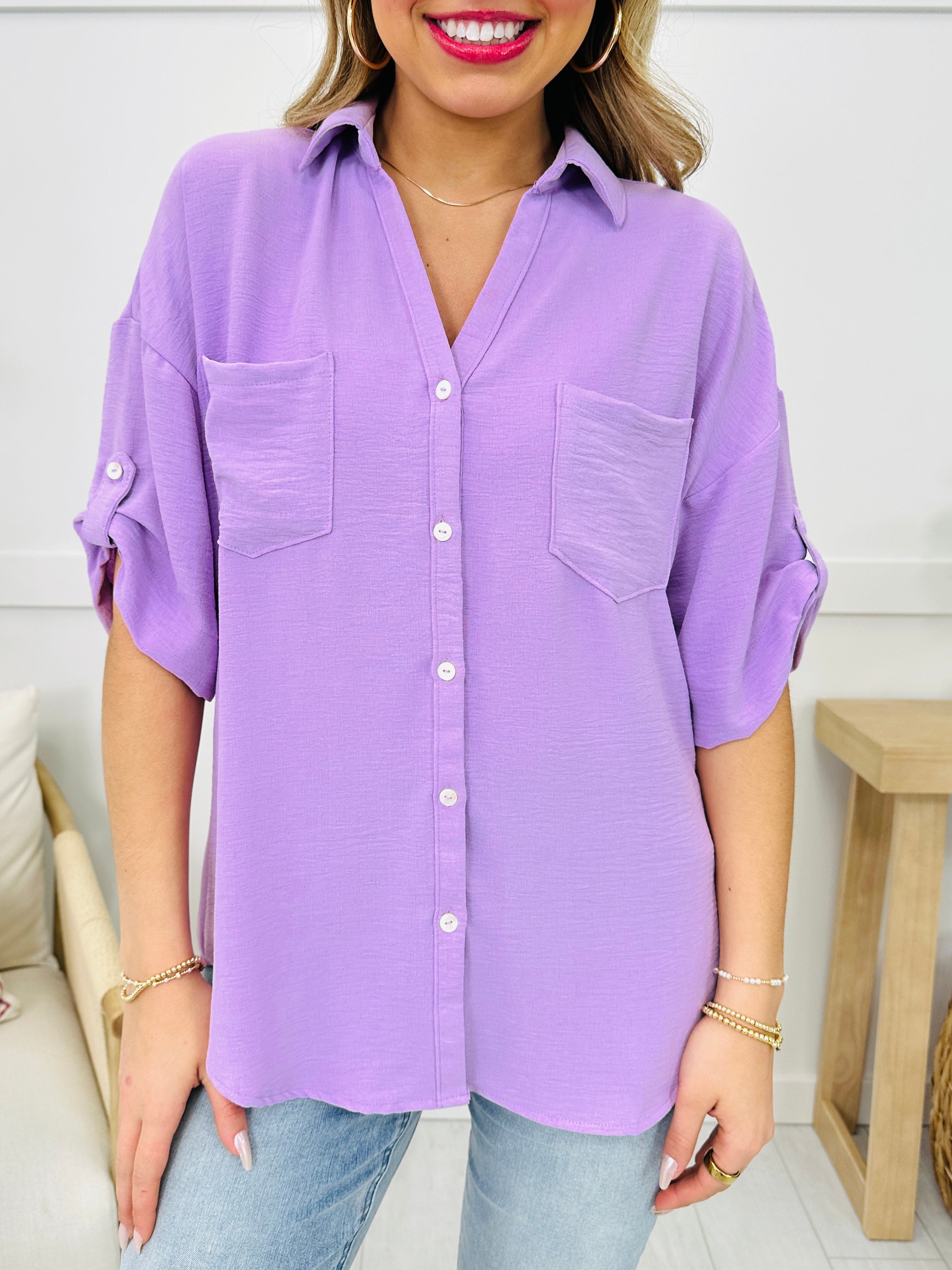 The Perfect Pocket Top- Multiple Colors!