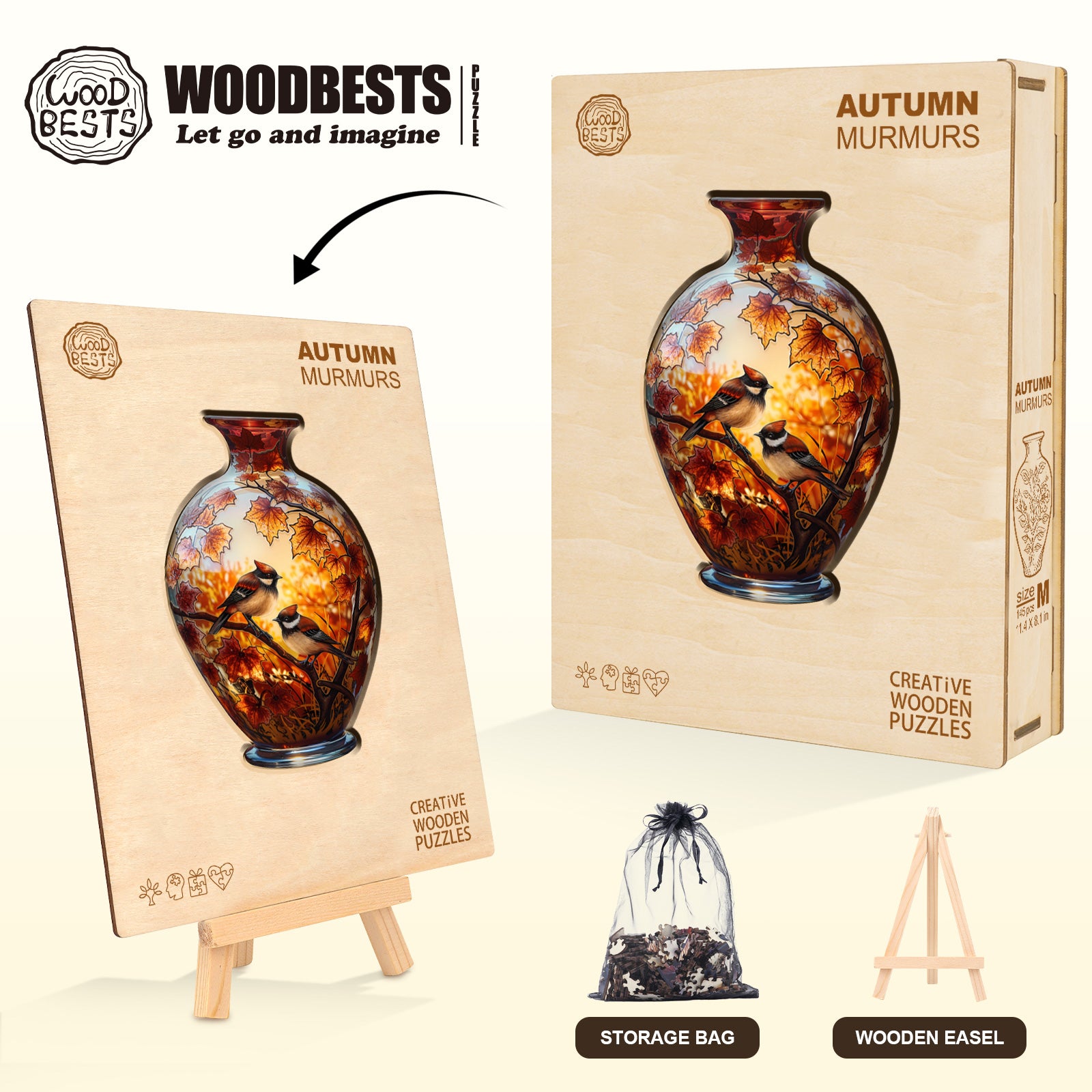 Autumn Murmurs Wooden Jigsaw Puzzle