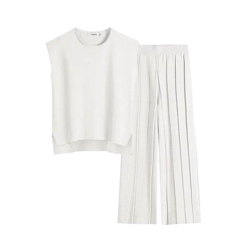 Women’s Crewneck & Wide Leg Lounge Set