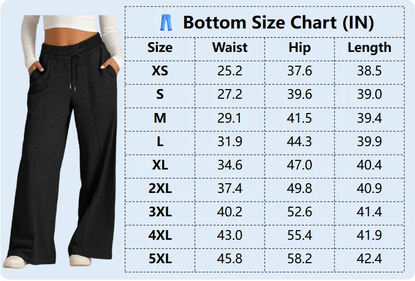 Women's Simple Design Straight Leg Drawstring Baggy Lounge Pants