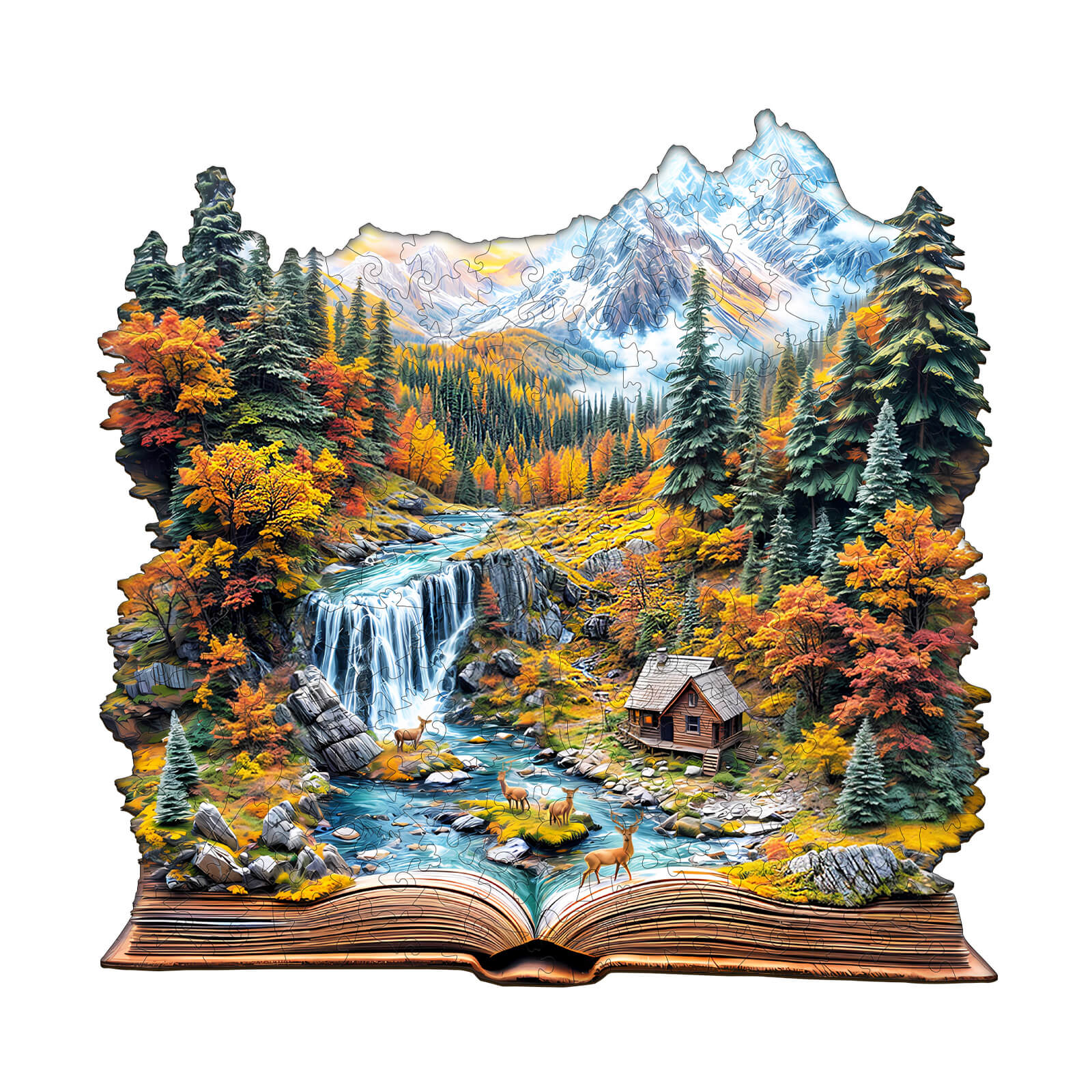Autumn Wonderland Wooden Jigsaw Puzzle