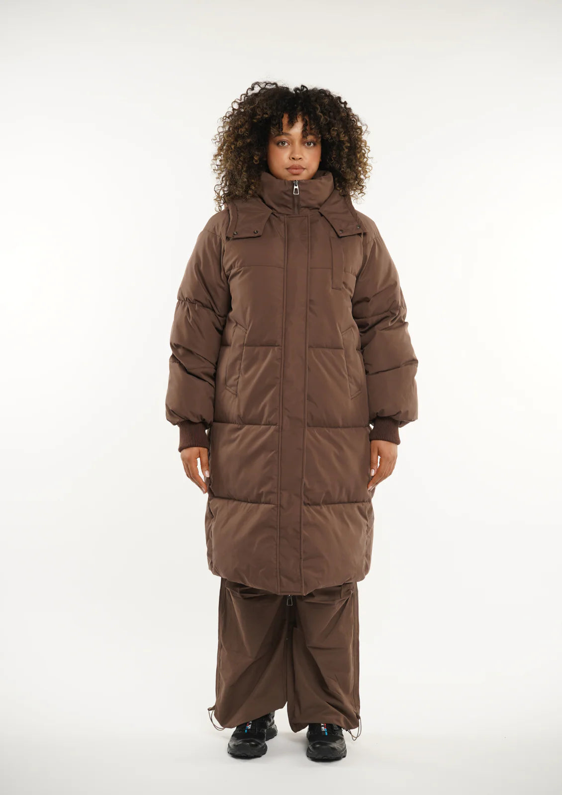 Hooded Long Puffer Jacket