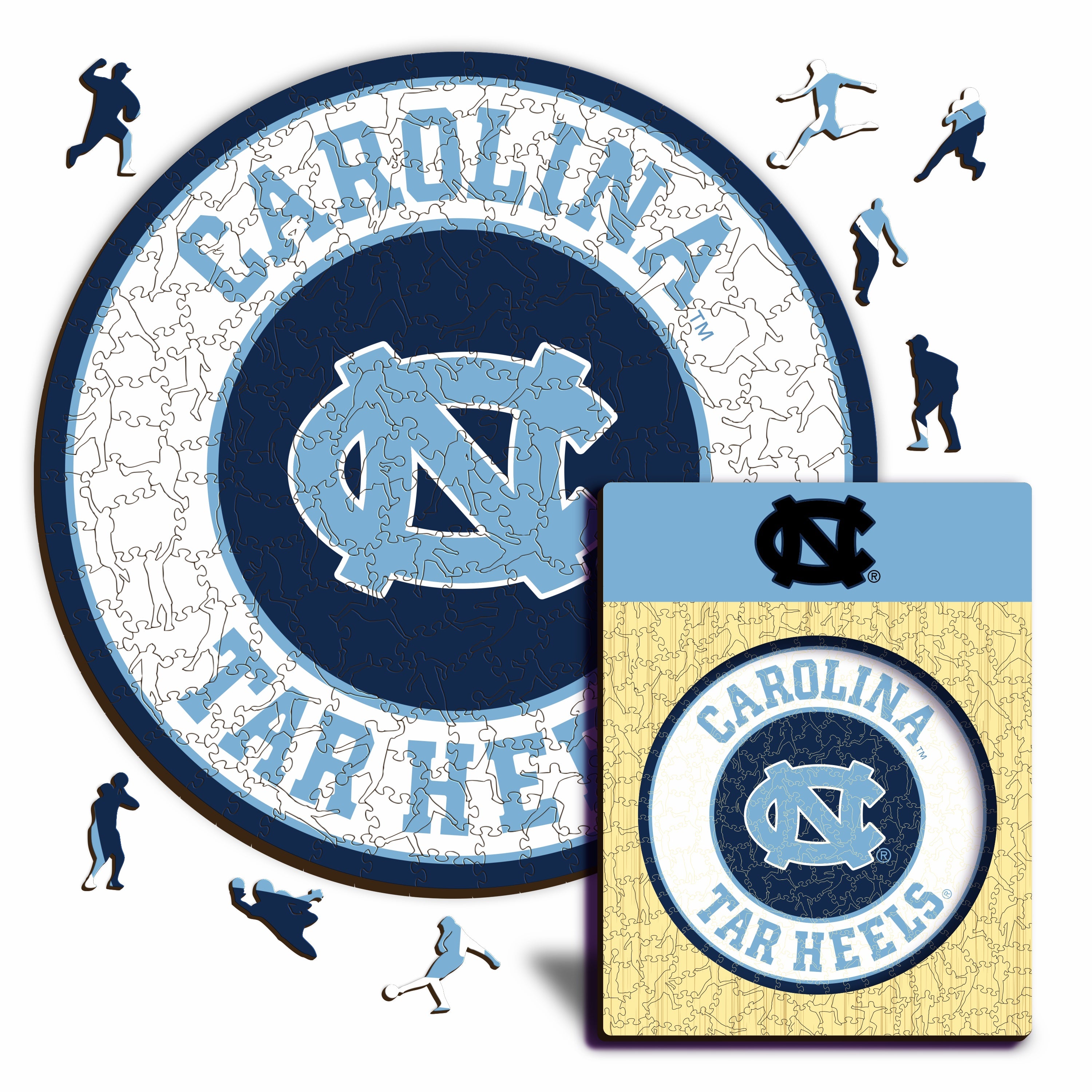 University of North Carolina - Wooden Puzzle