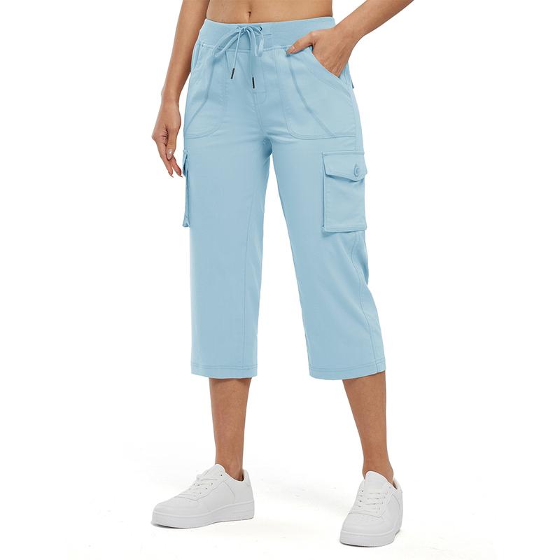 Women’s Lightweight Quick-Dry Capri Cargo Pants