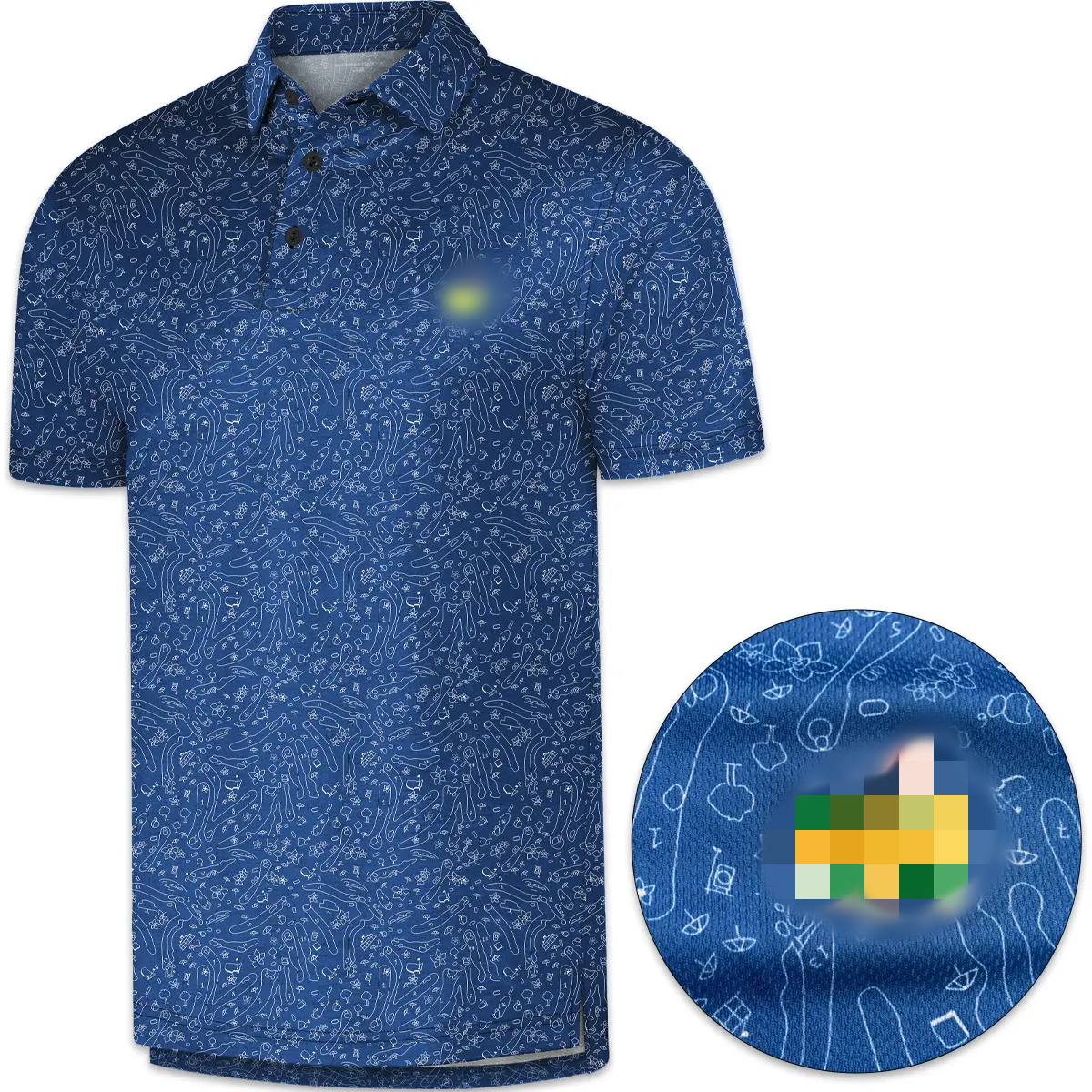 Mens Golf Polo Shirt