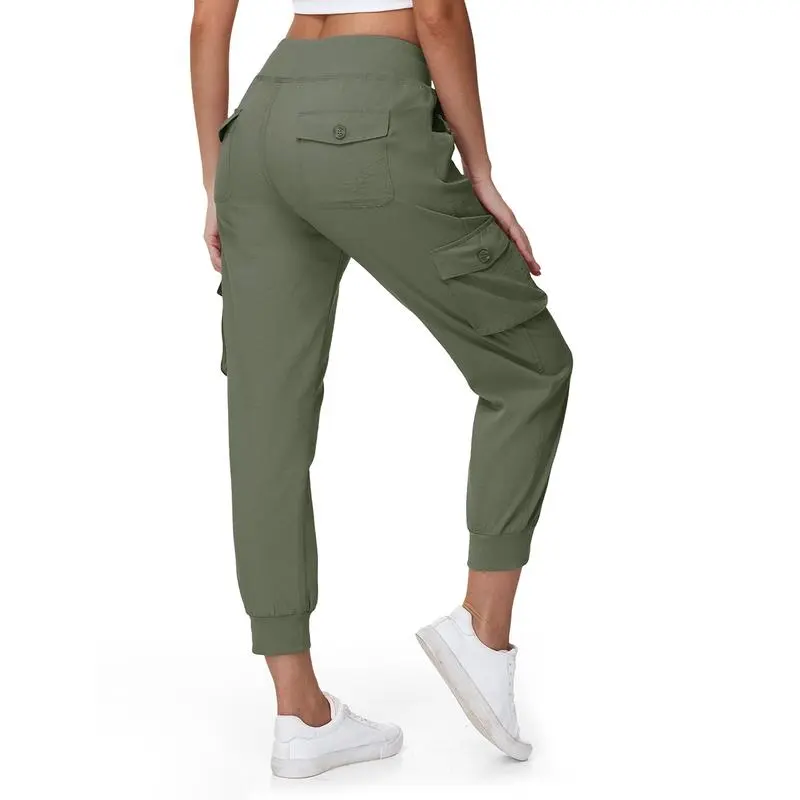 Women's Cargo Pants Casual Lightweight Hiking Outdoor Pants Quick Dry Travel Sweatpants Joggers