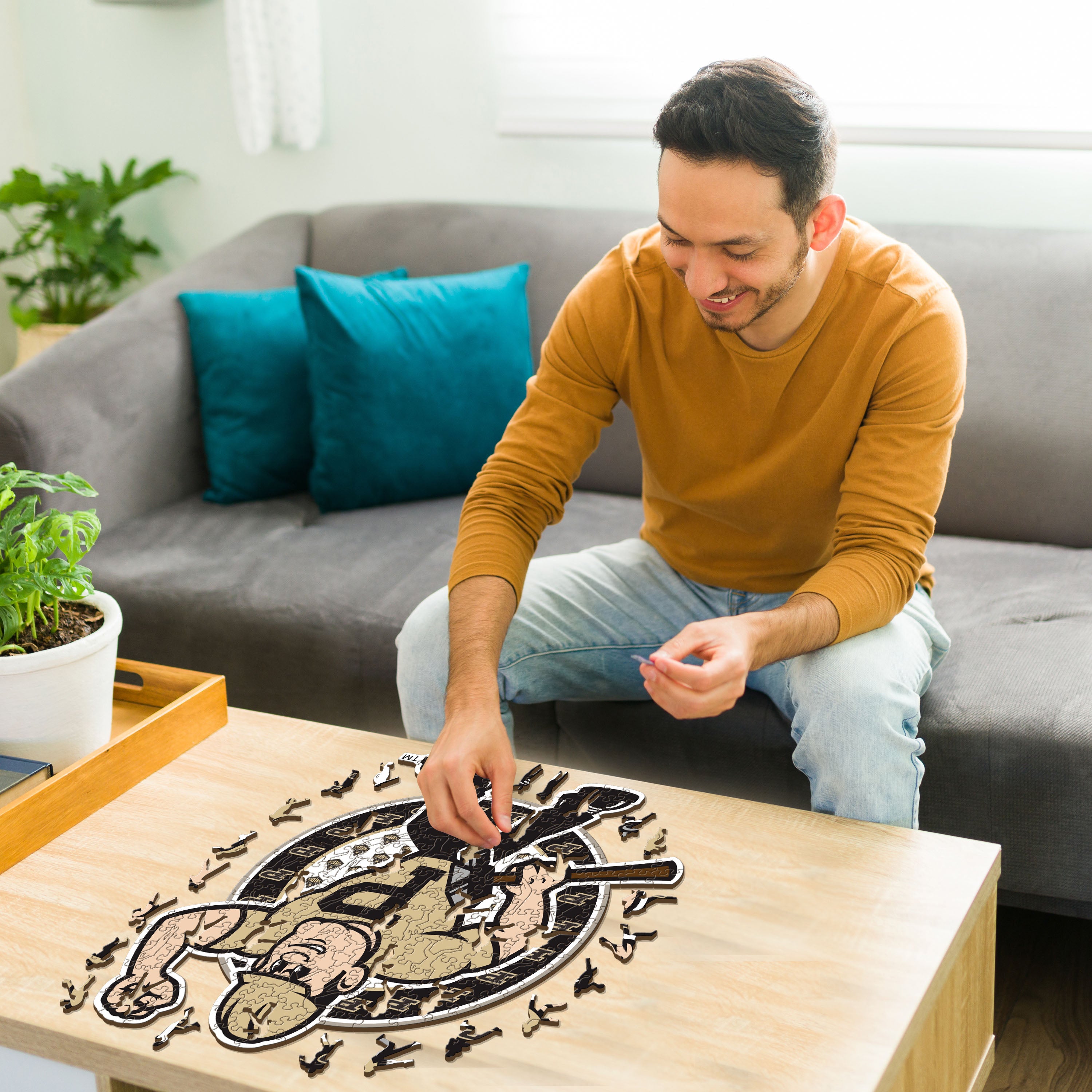 Purdue University Mascot - Wooden Puzzle