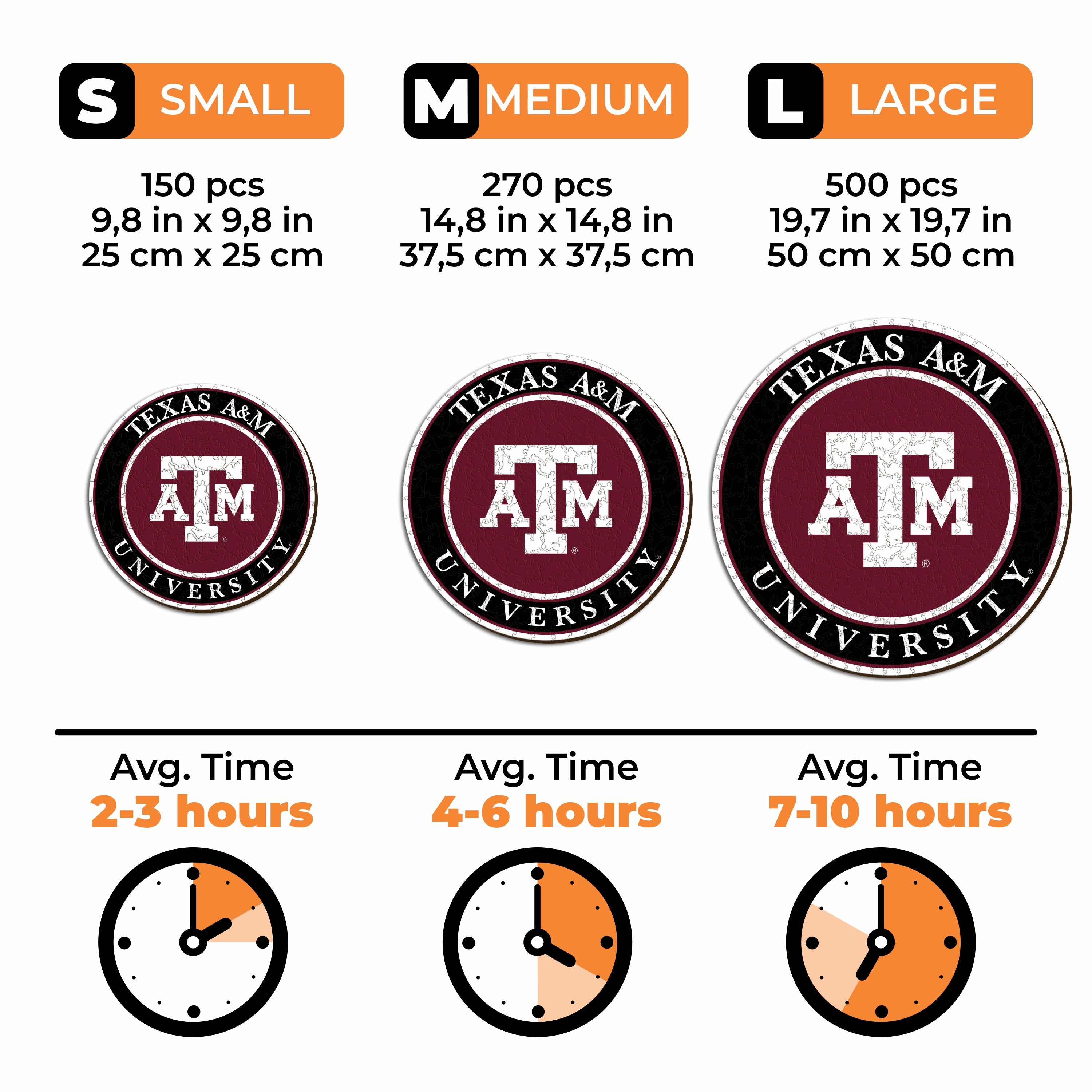 Texas A&M University - Wooden Puzzle