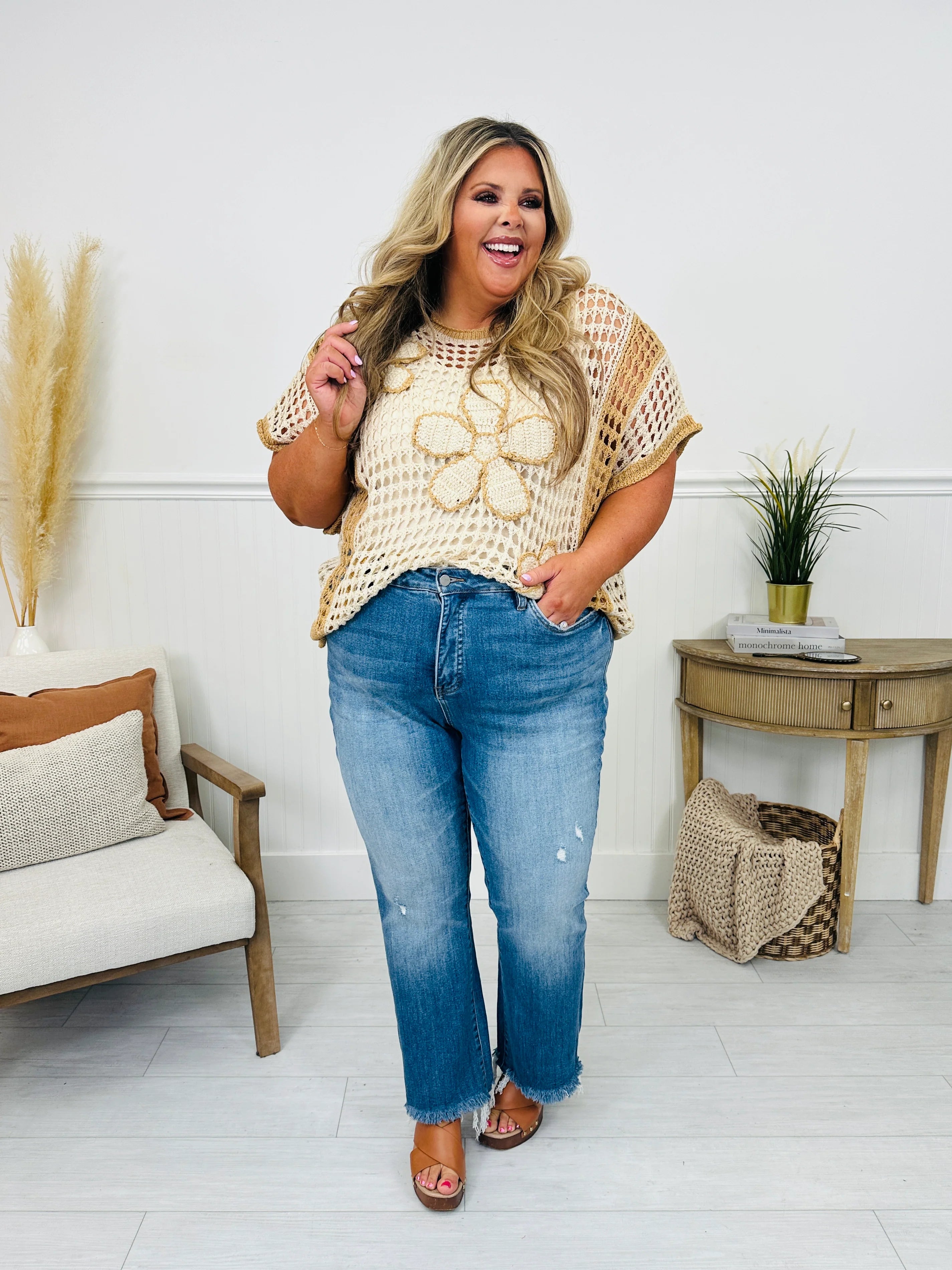 Head Start Tummy Control Cropped Bootcut Jeans