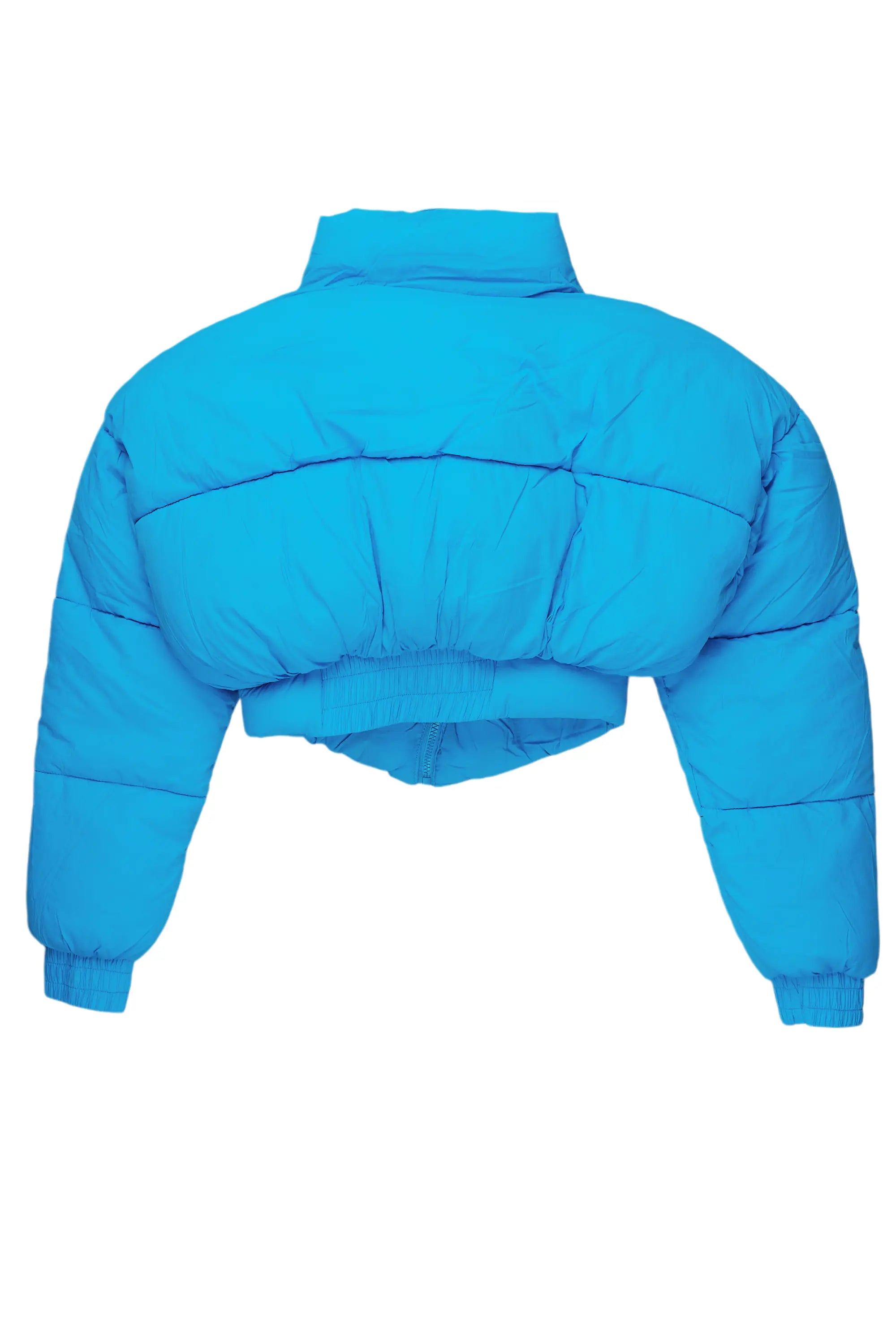 Samaiya Blue Corset Puffer Jacket