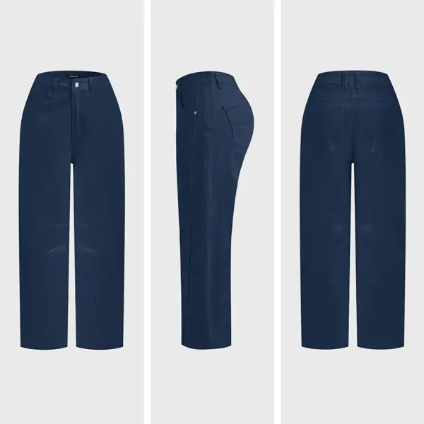 Cropped skinny jeans, no belt, casual summer style