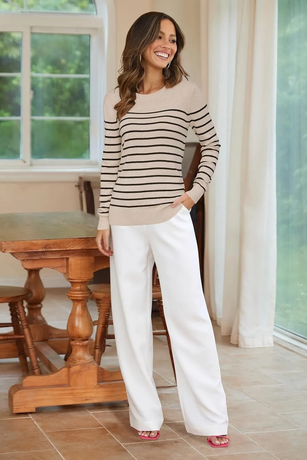 Women Fashion Wool Blend Sweater