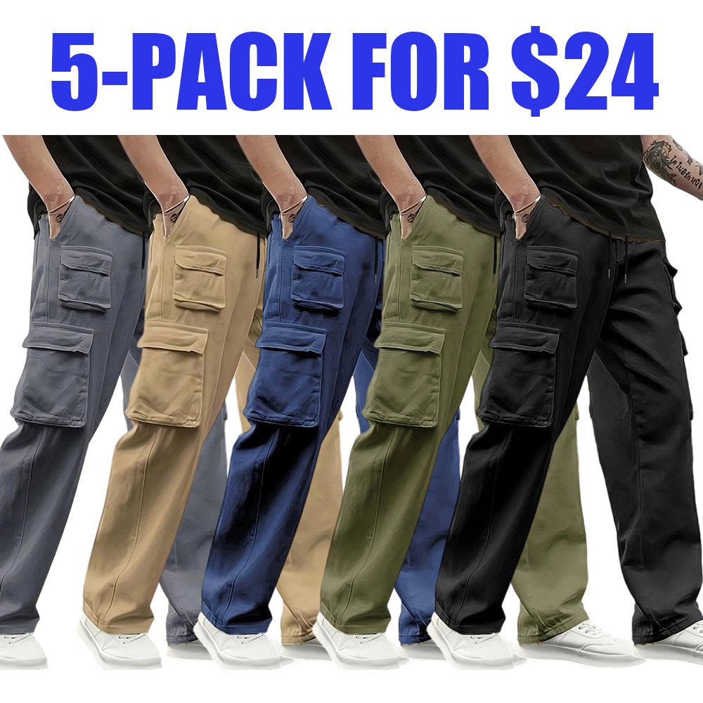 Men's Autumn & Winter Multi-Pocket Joggers - Casual