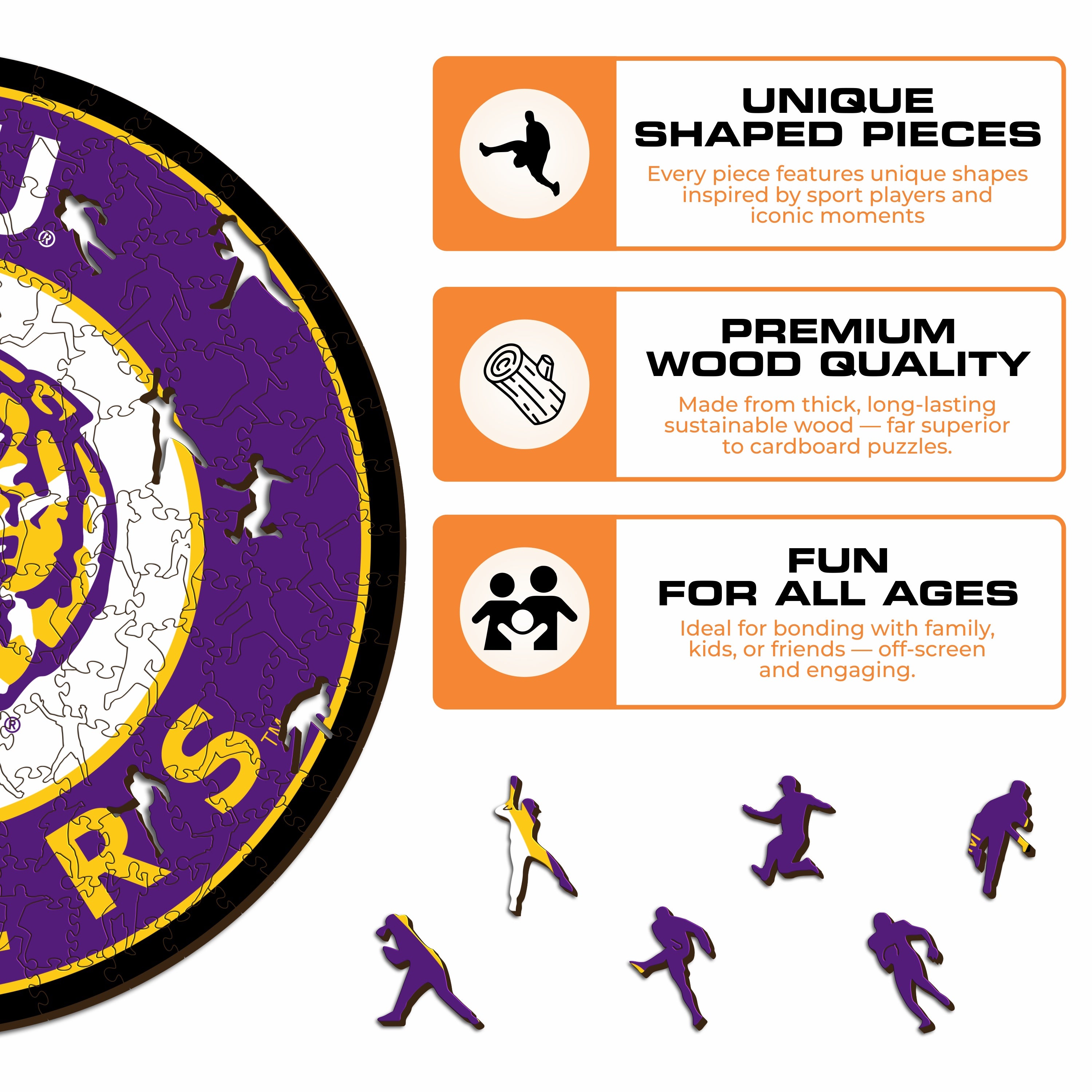 Louisiana State University - Wooden Puzzle