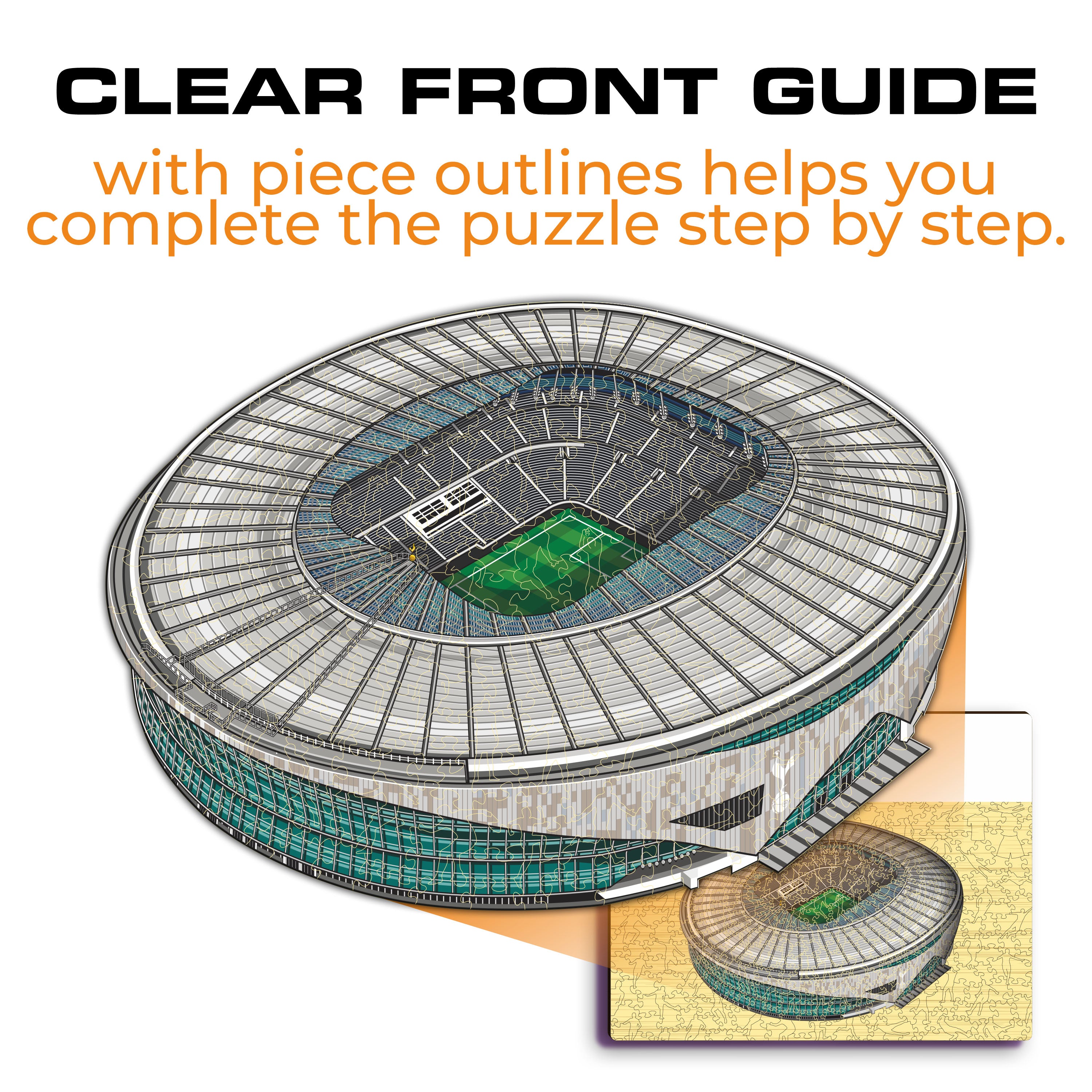 Tottenham Hotspur FC® Stadium - Wooden Puzzle