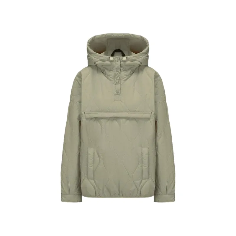 Women's Packable Baggy Fall Puffer Hoodie Coat