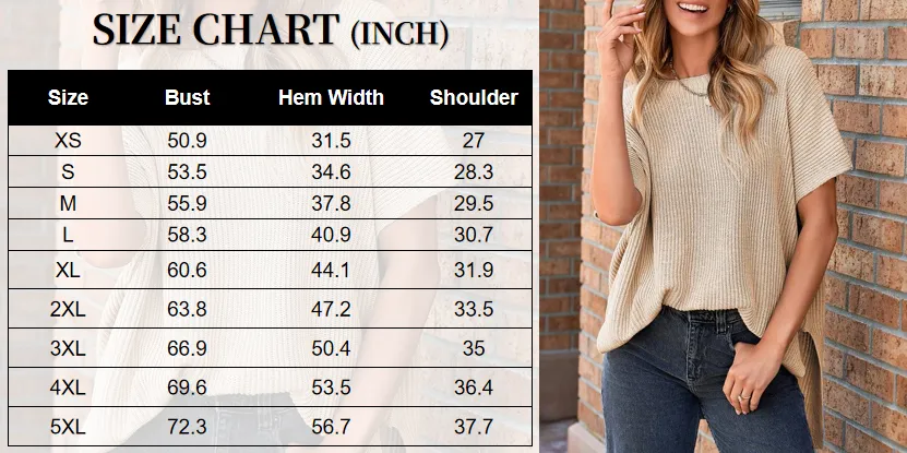 Women's Fall Clothing Oversized Knit Top