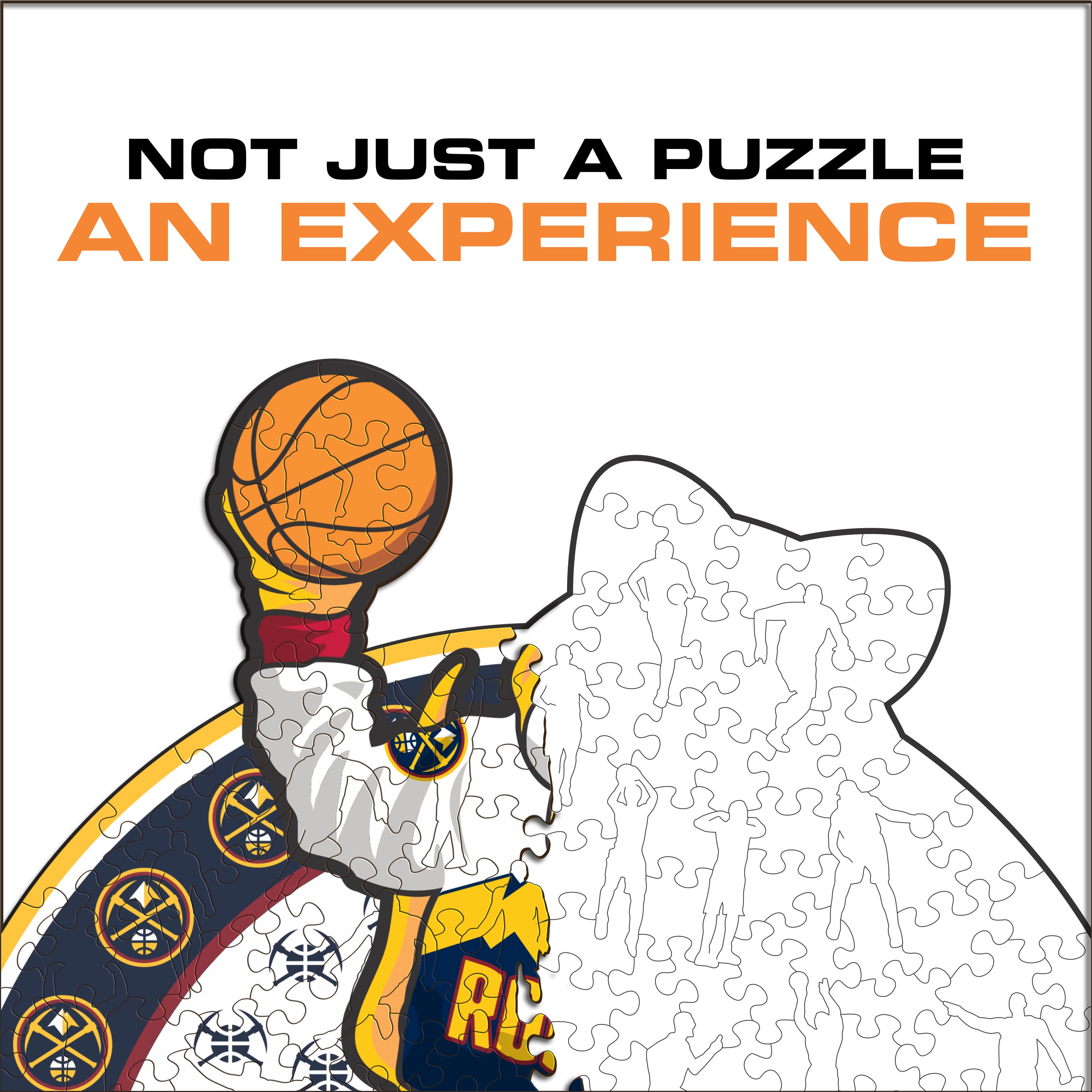 Denver Nuggets™ Mascot - Wooden Puzzle