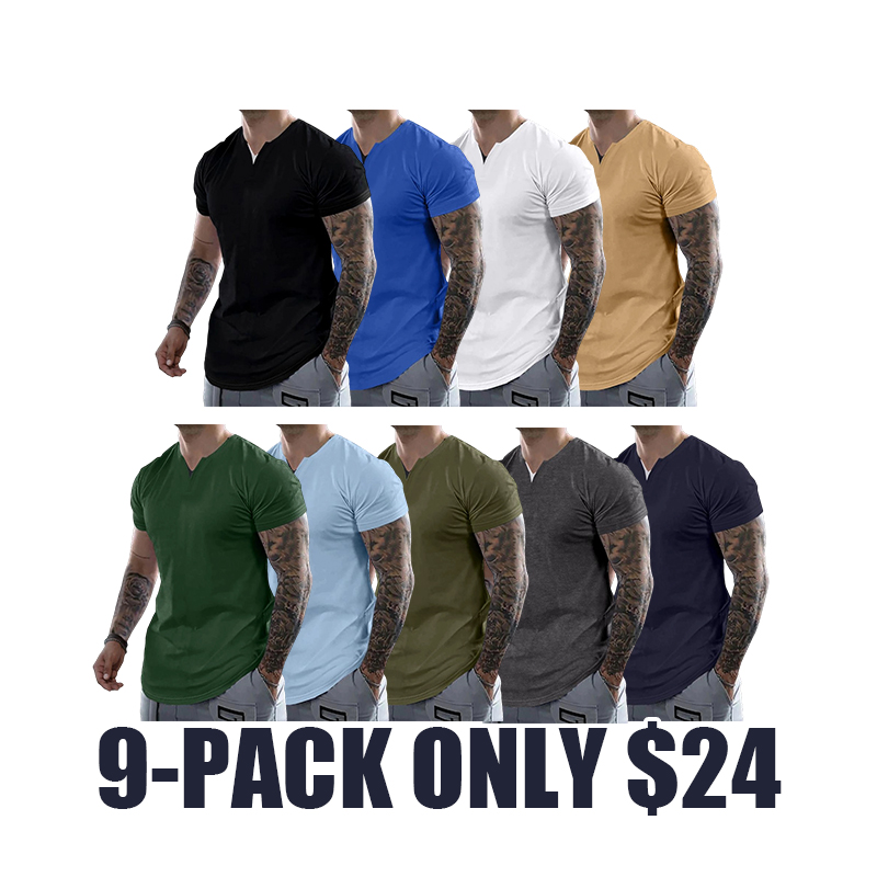 Men’s Slim Fit V-Neck Performance T-Shirt