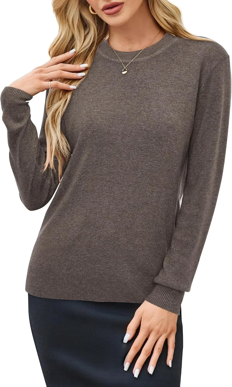 Women Fashion Wool Blend Sweater