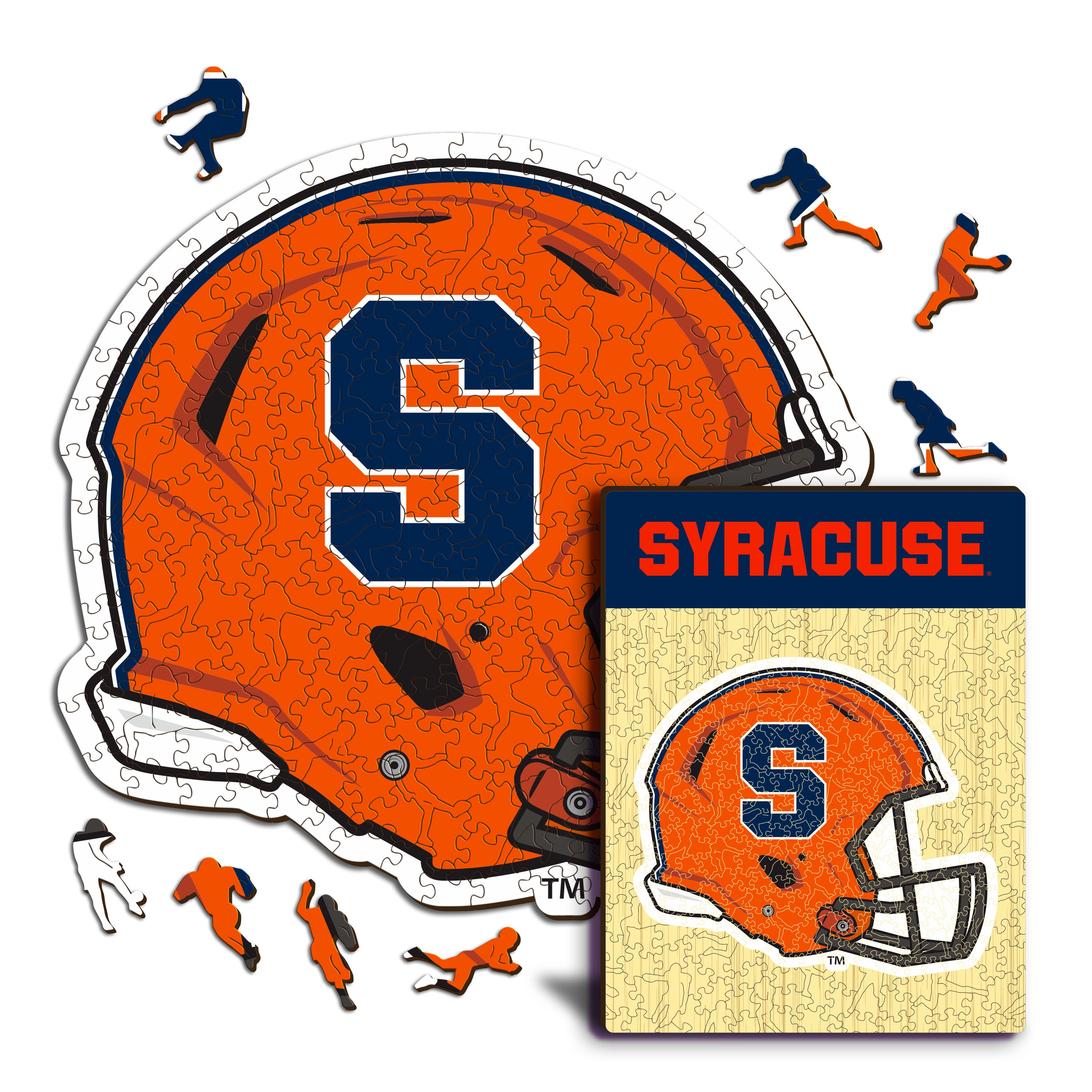 Syracuse University Helmet - Wooden Puzzle