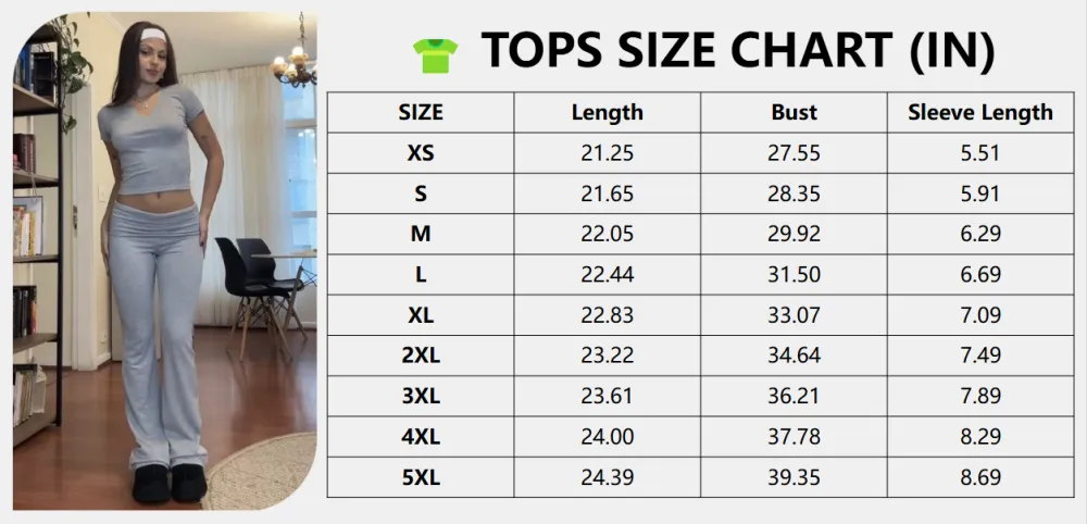 Women's Two-Piece Casual Set: Fitted Short-Sleeve Top with Bell-Bottom Pants