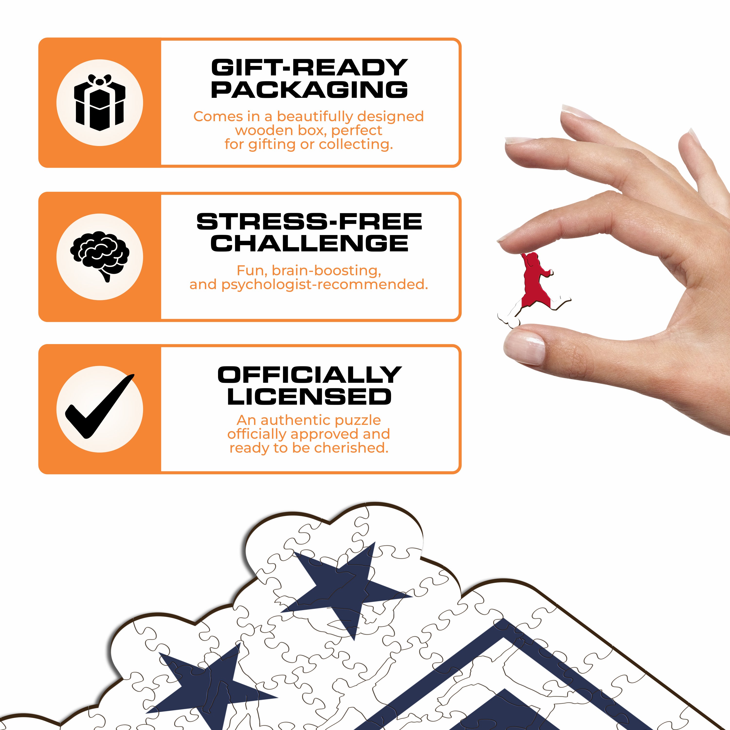 USWNT® Logo - Wooden Puzzle