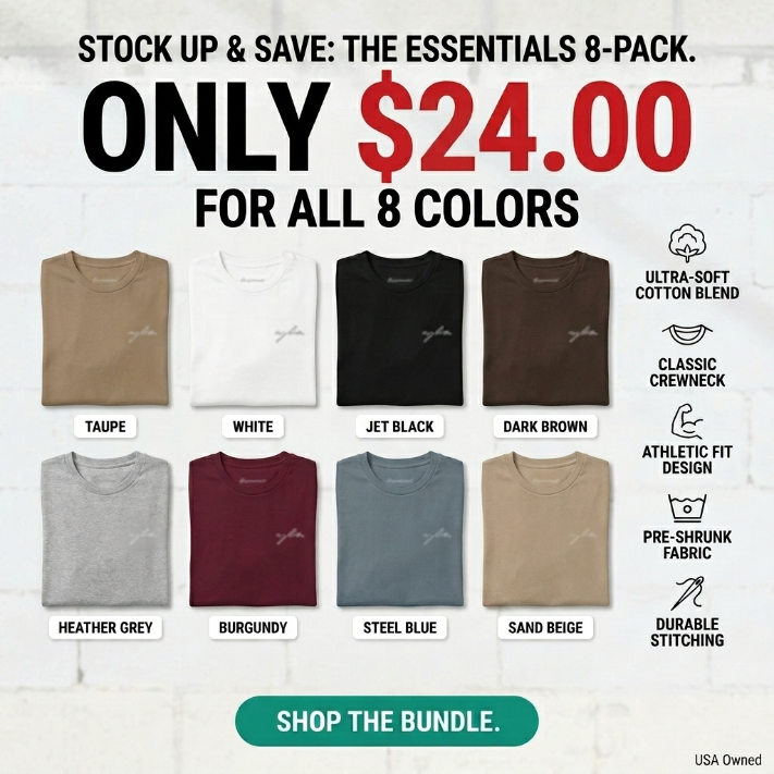 Men’s Premium Tailored Athletic Tee - Fitted Performance Design