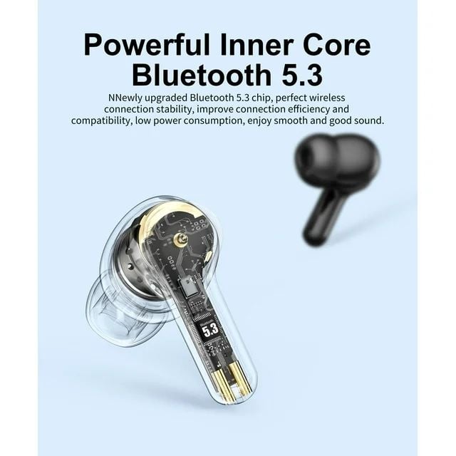 Wireless Earbuds Bluetooth 5.3 HiFi Stereo Headphones