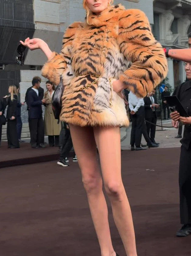 Tiger Fur Coat