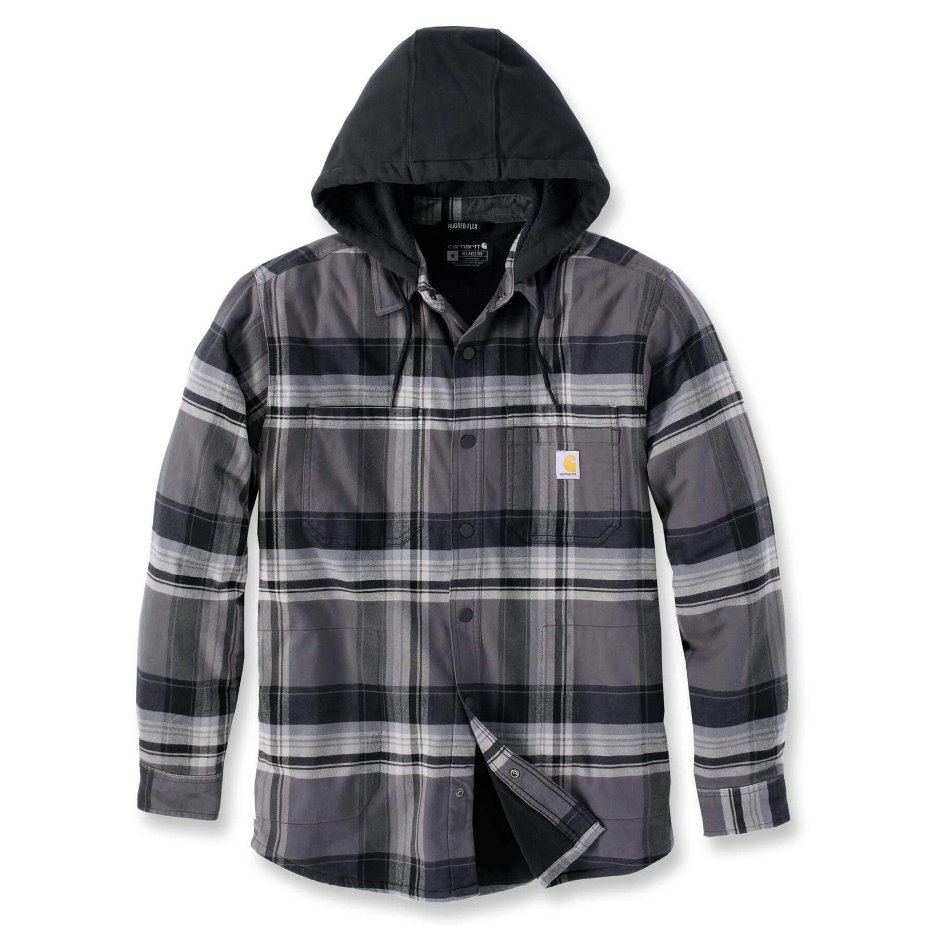 CHT Flannel Sherpa-Lined Relaxed Fit Shirt Jacket 105938