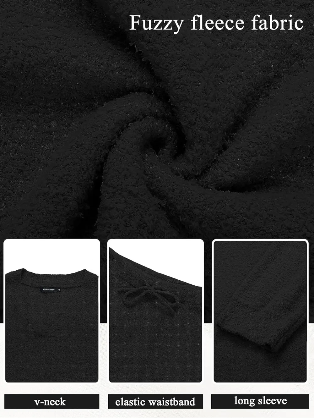 Women's Lounge Sets 2025 Fall Fashion 2 Piece Outfits Sweater Pajama Set