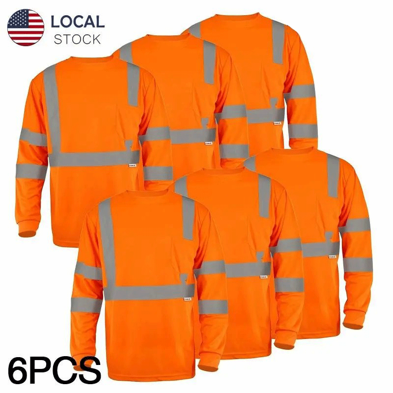 🔥Tuglow Class 3 Premium Hi-Vis Long Sleeve Hoodie - Ultimate Work Protection