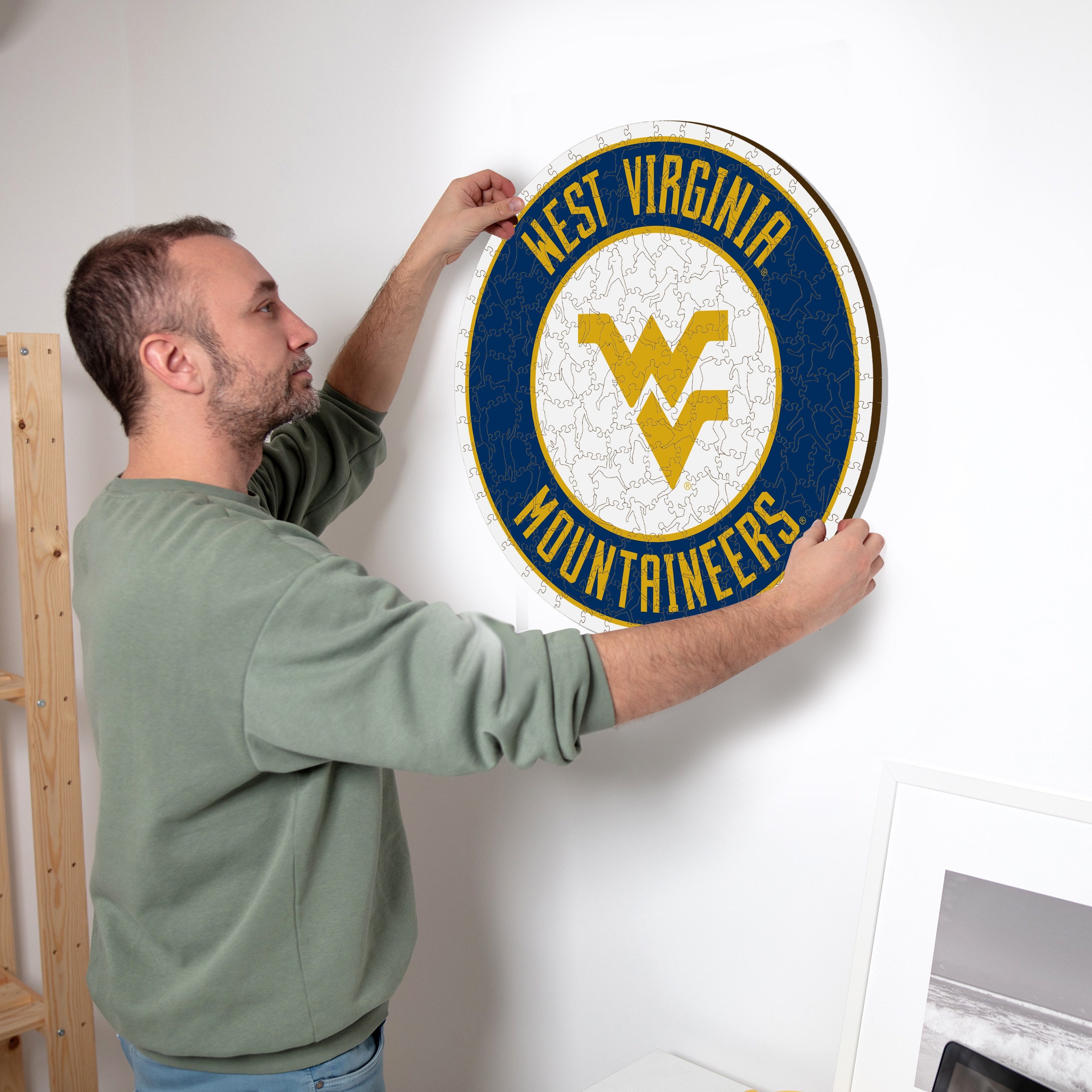 West Virginia University - Wooden Puzzle