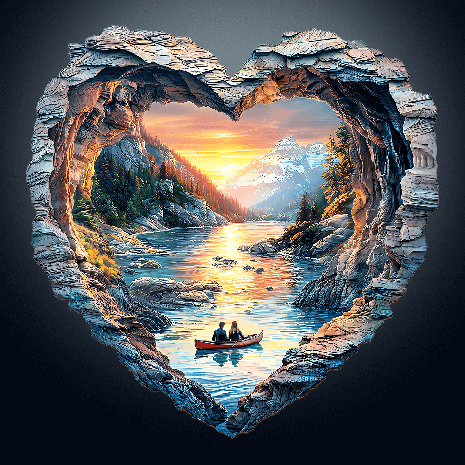 3D Lake Louise Wooden Jigsaw Puzzle