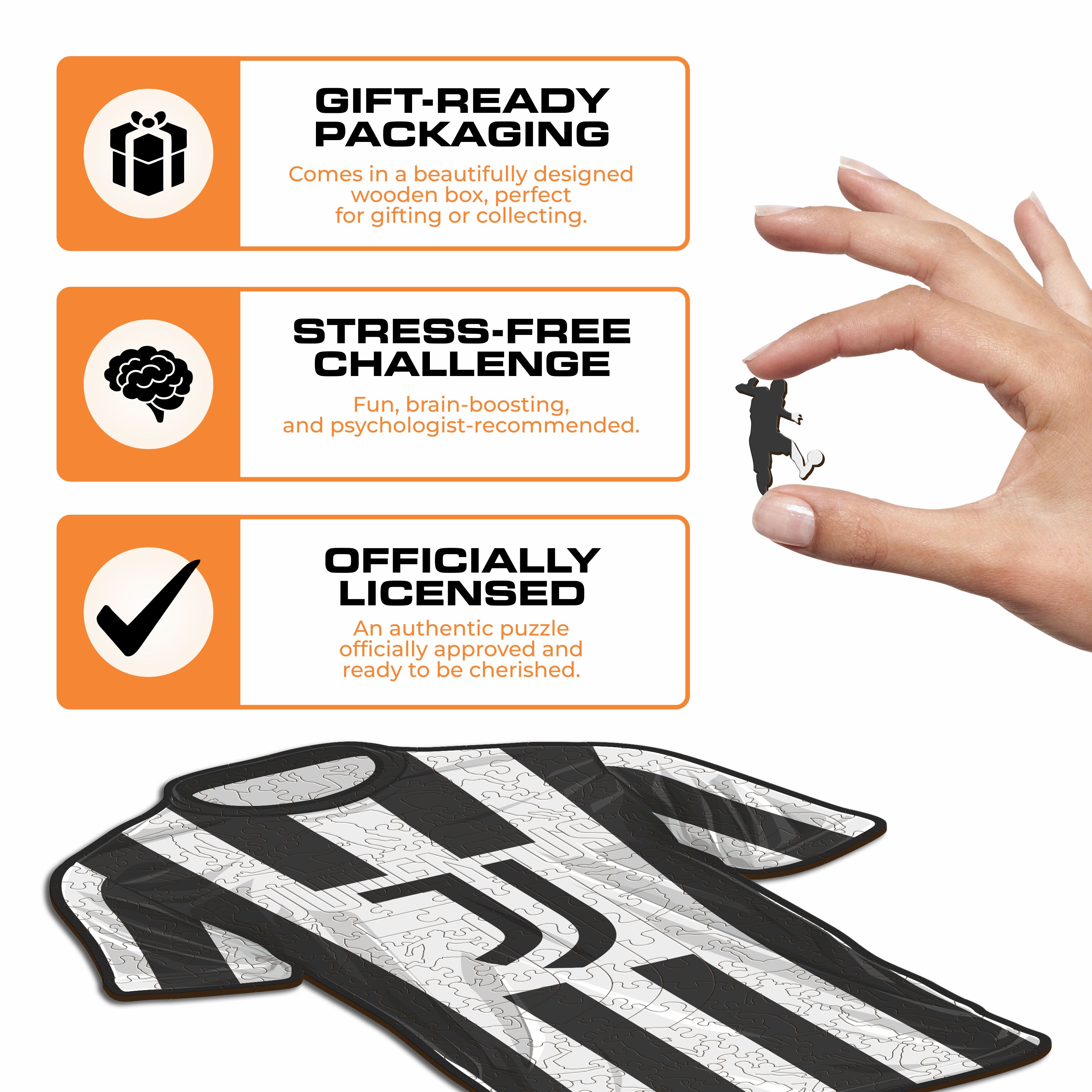 Juventus FC® Jersey - Wooden Puzzle