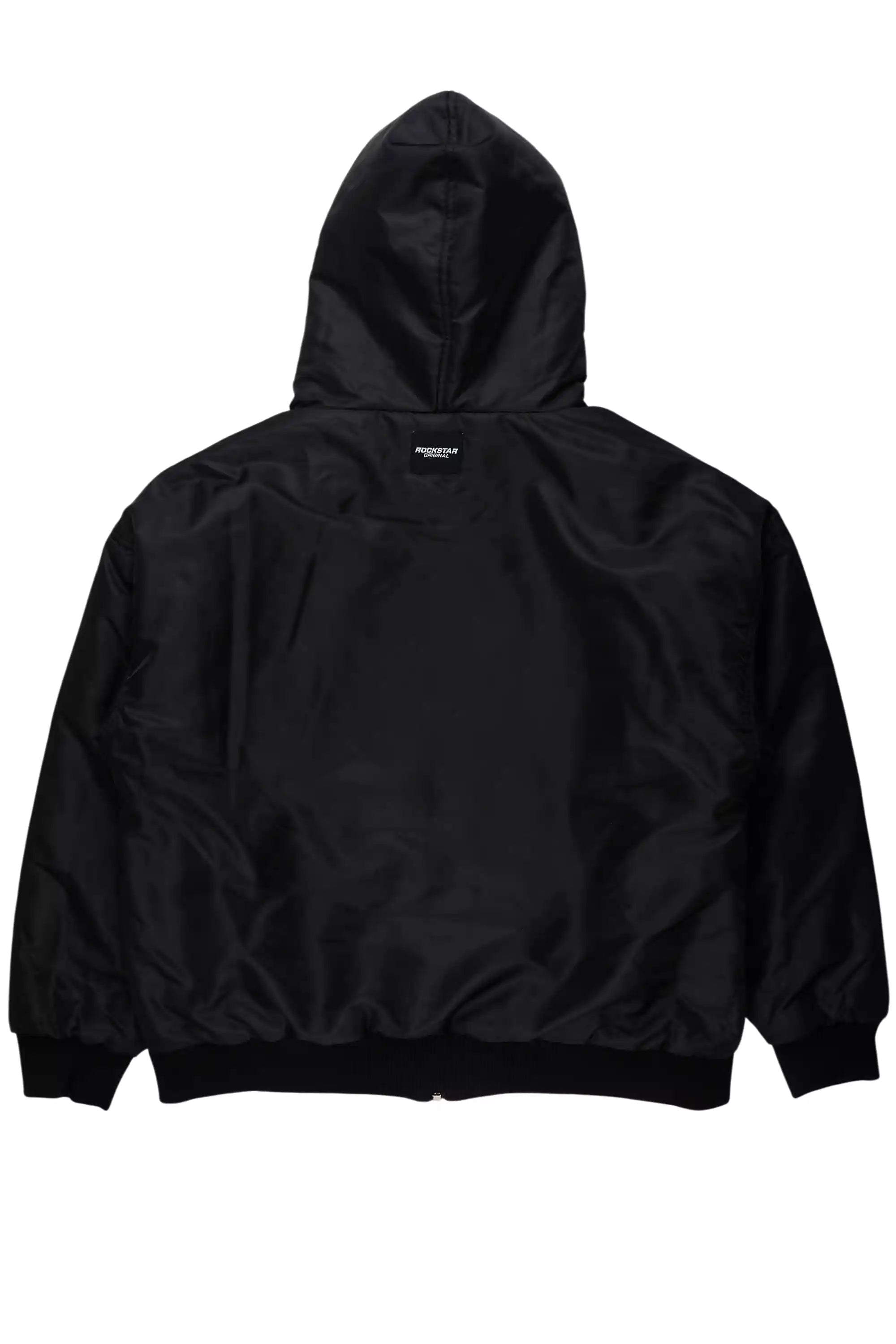 Jaleah Black Oversized Fur Jacket